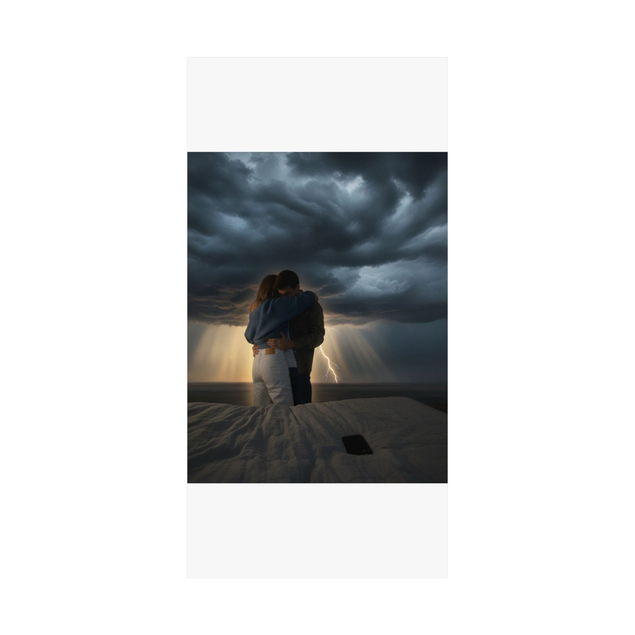 Dramatic Storm — Person — Matte Poster