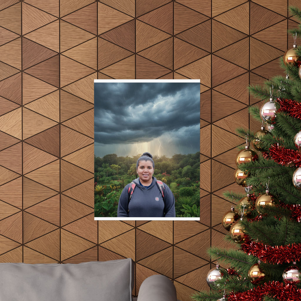 Dramatic Storm — Person — Matte Poster — Poster 2
