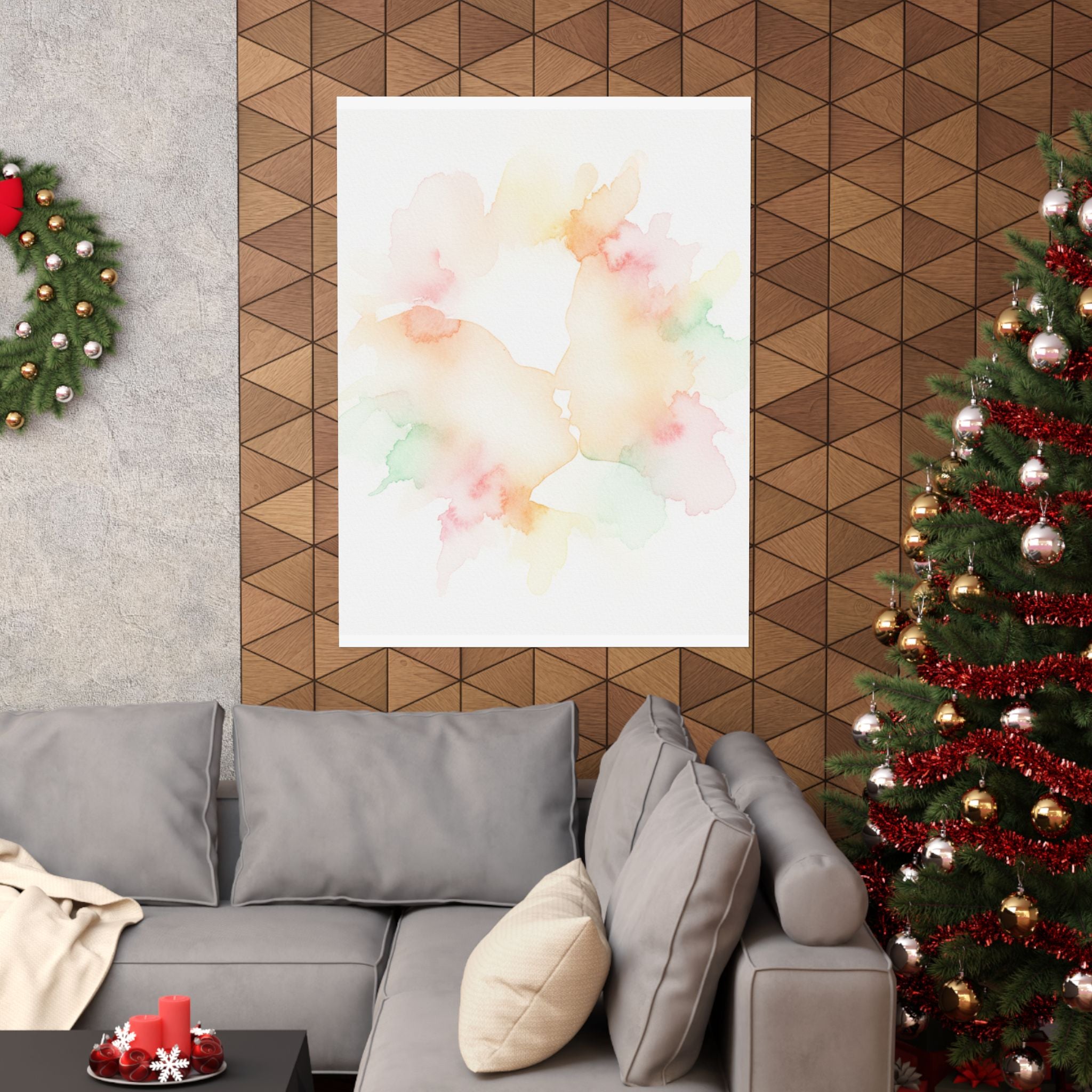 Watercolor — Abstract — Matte Poster