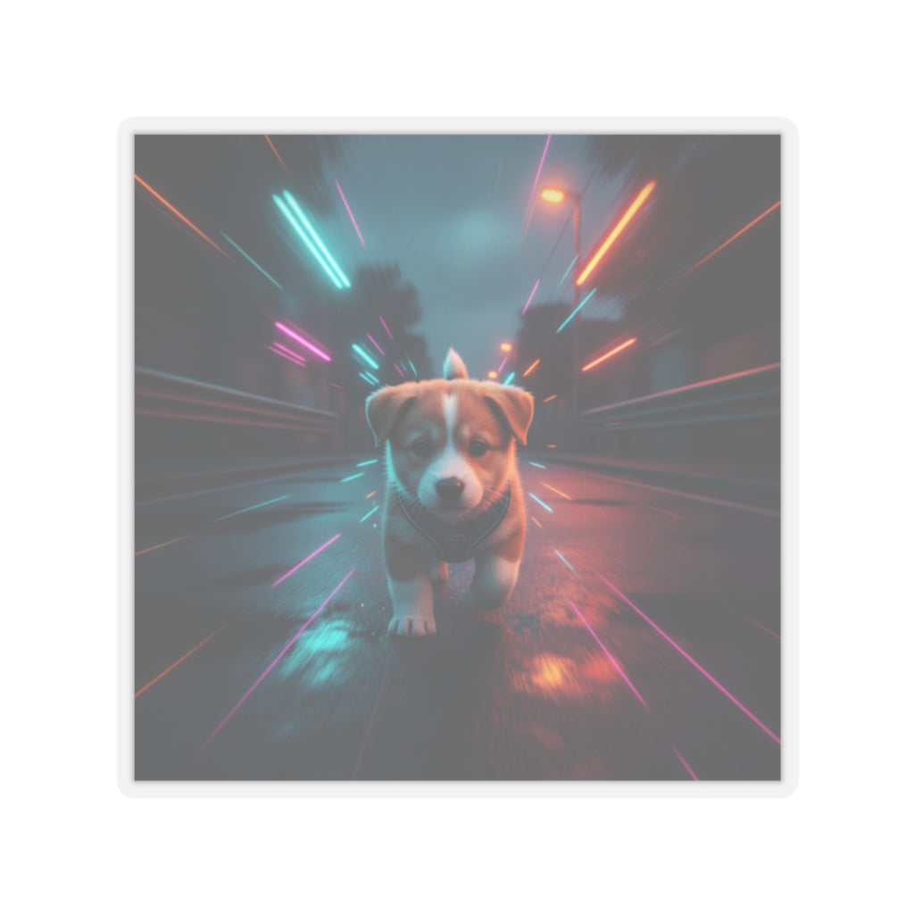 Fast Furious — Dog — Kiss-Cut Sticker