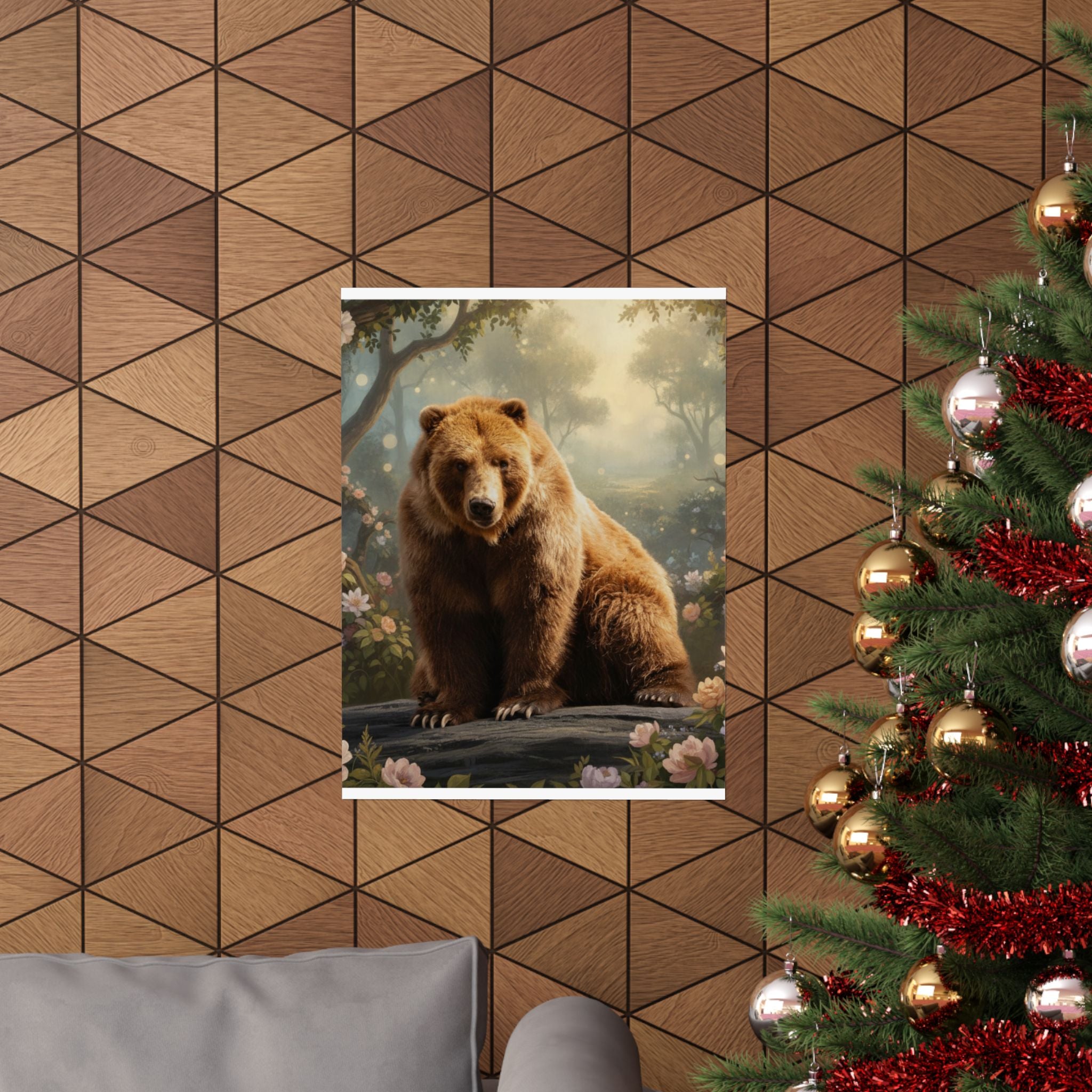 Scenic Nature — Bear — Matte Poster