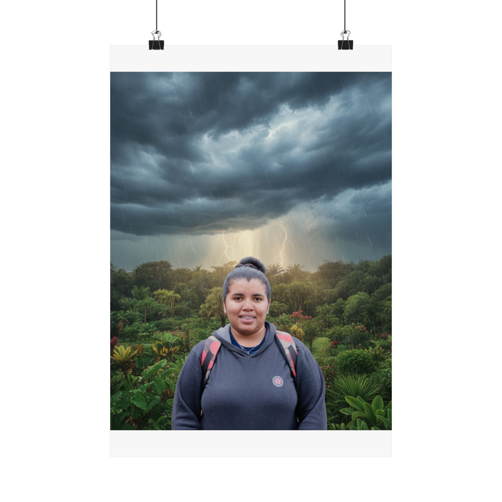 Dramatic Storm — Person — Matte Poster — Poster 2