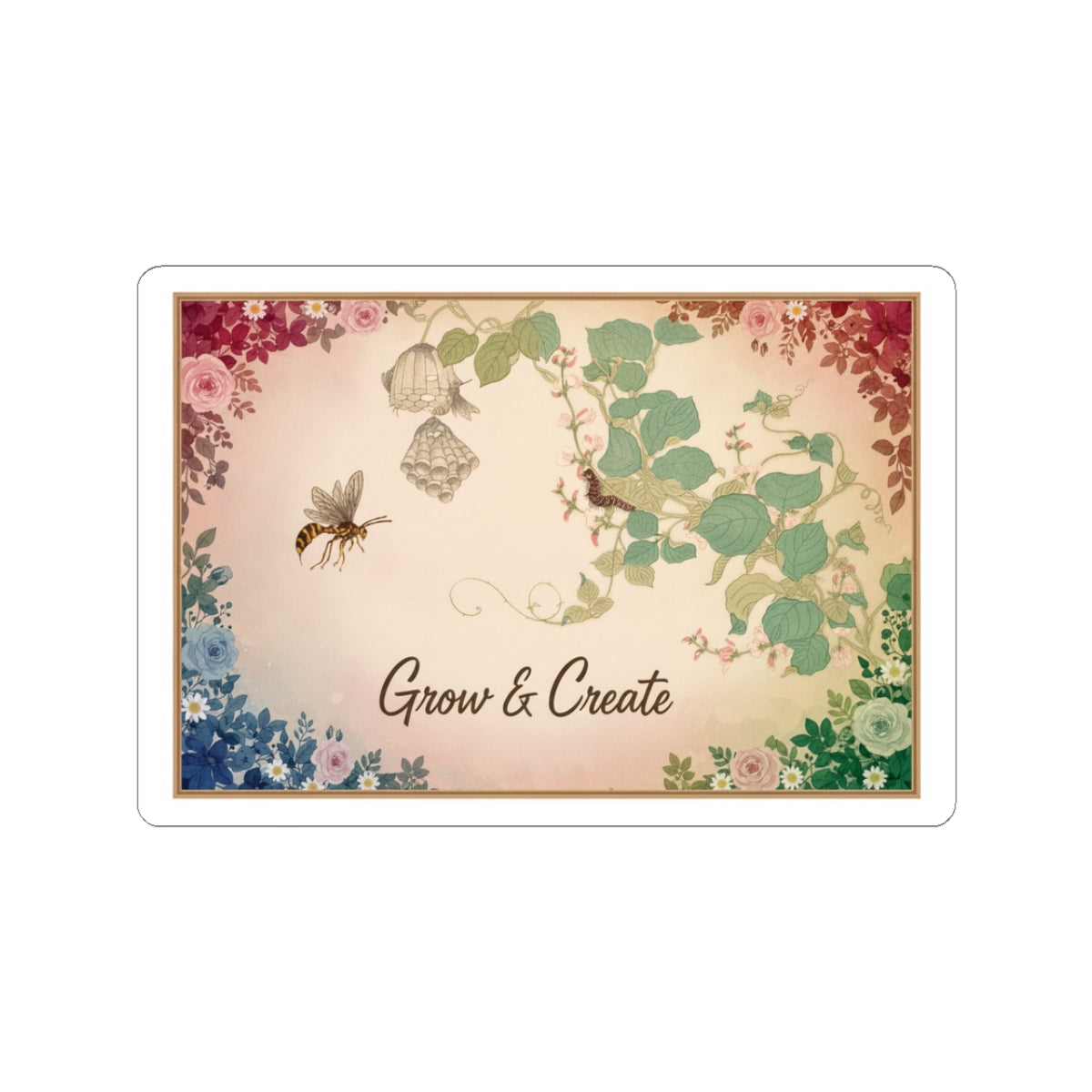 Affirmation kiss-cut sticker — product view 4