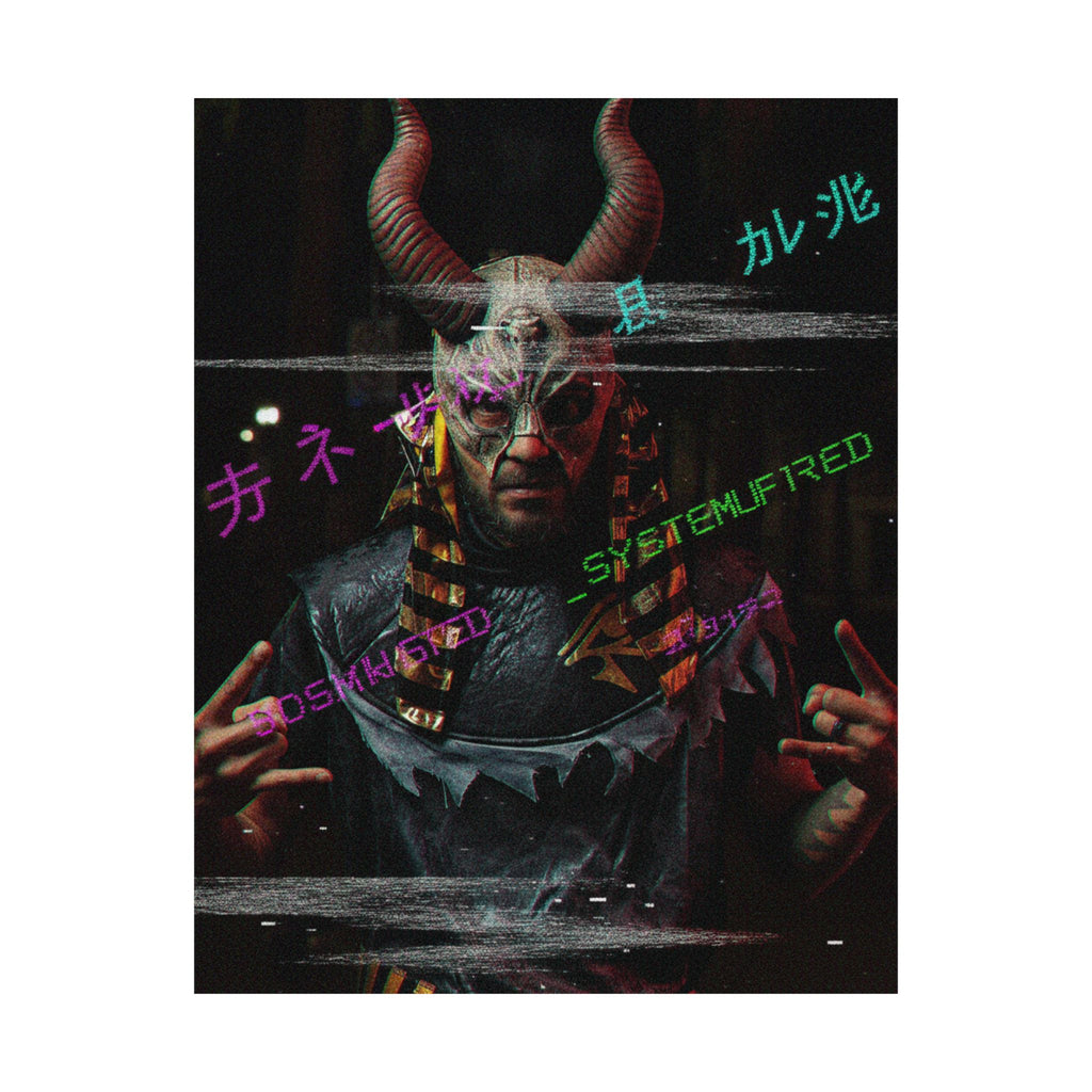 Glitch Culture — Person — Matte Poster
