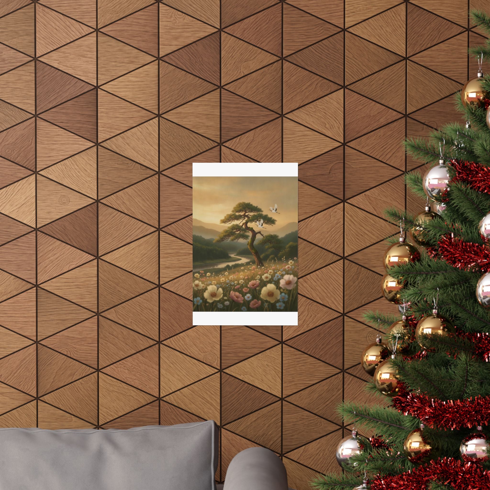 Scenic Nature — Picture Book Of Amusements Of The Eastern Capital (Ehon Azuma Asobi) — Matte Poster
