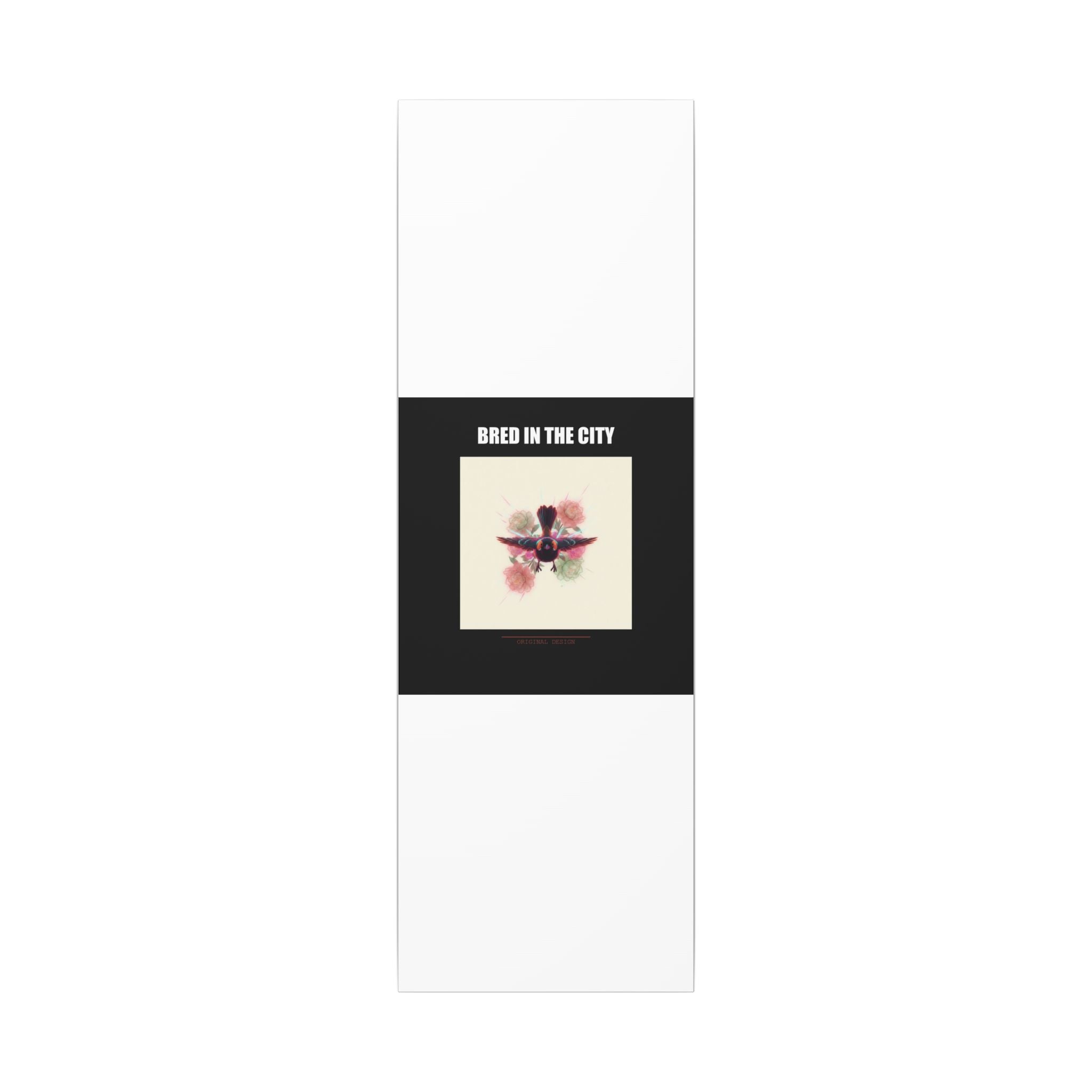 BRED IN THE CITY Flying Bird & Roses Matte Canvas