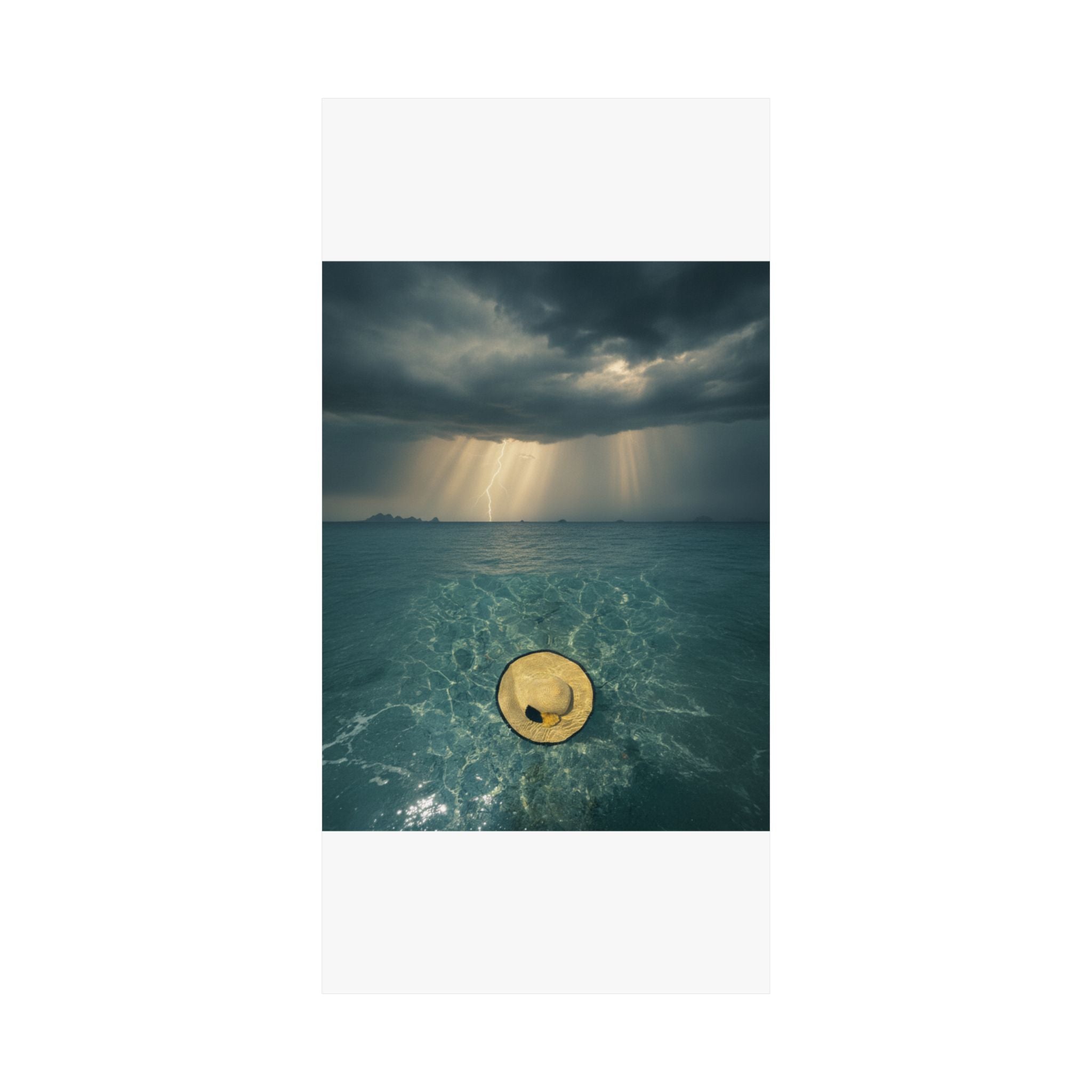 Dramatic Storm — Hat — Matte Poster