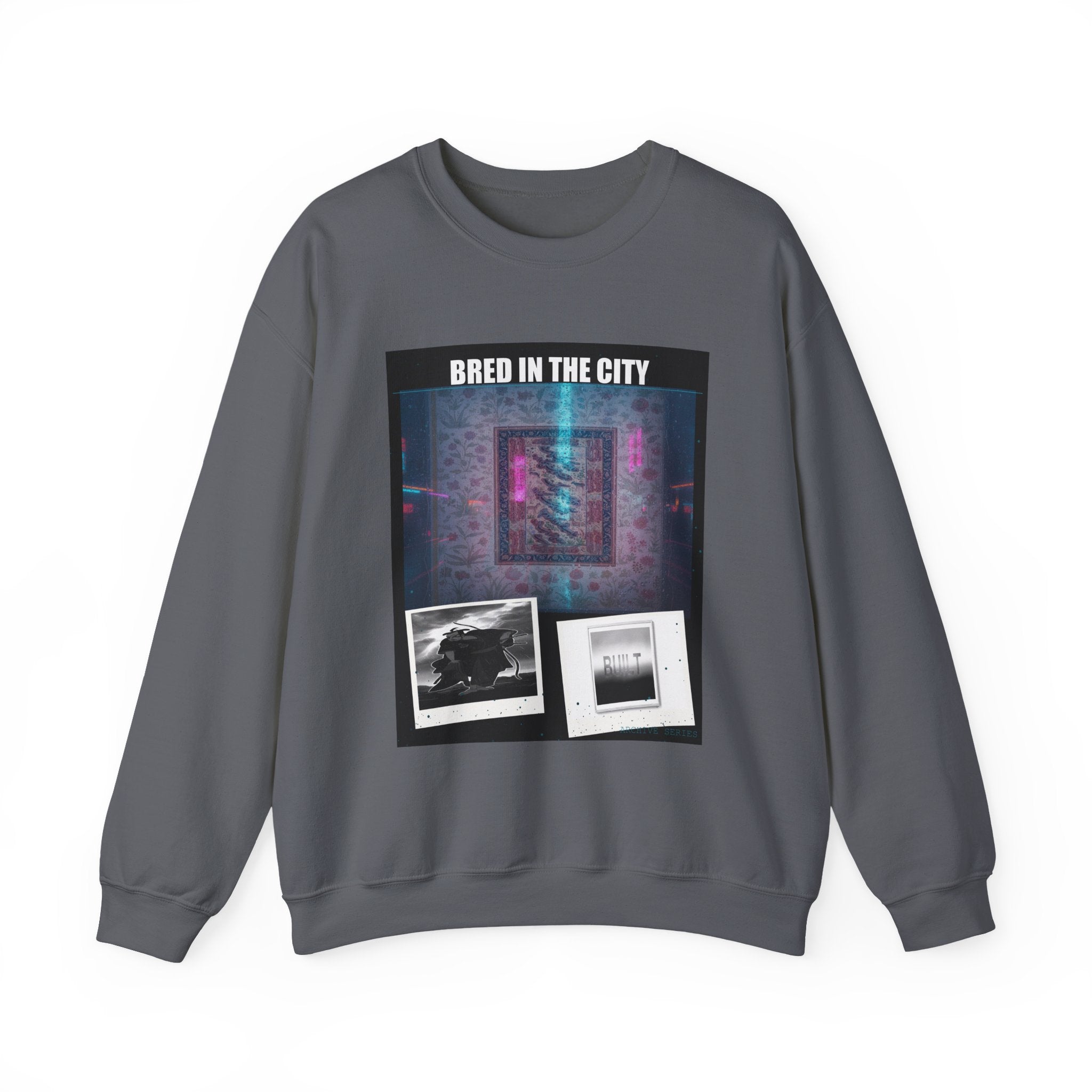CITY NEVER SLEEPS crewneck sweatshirt — product view 4