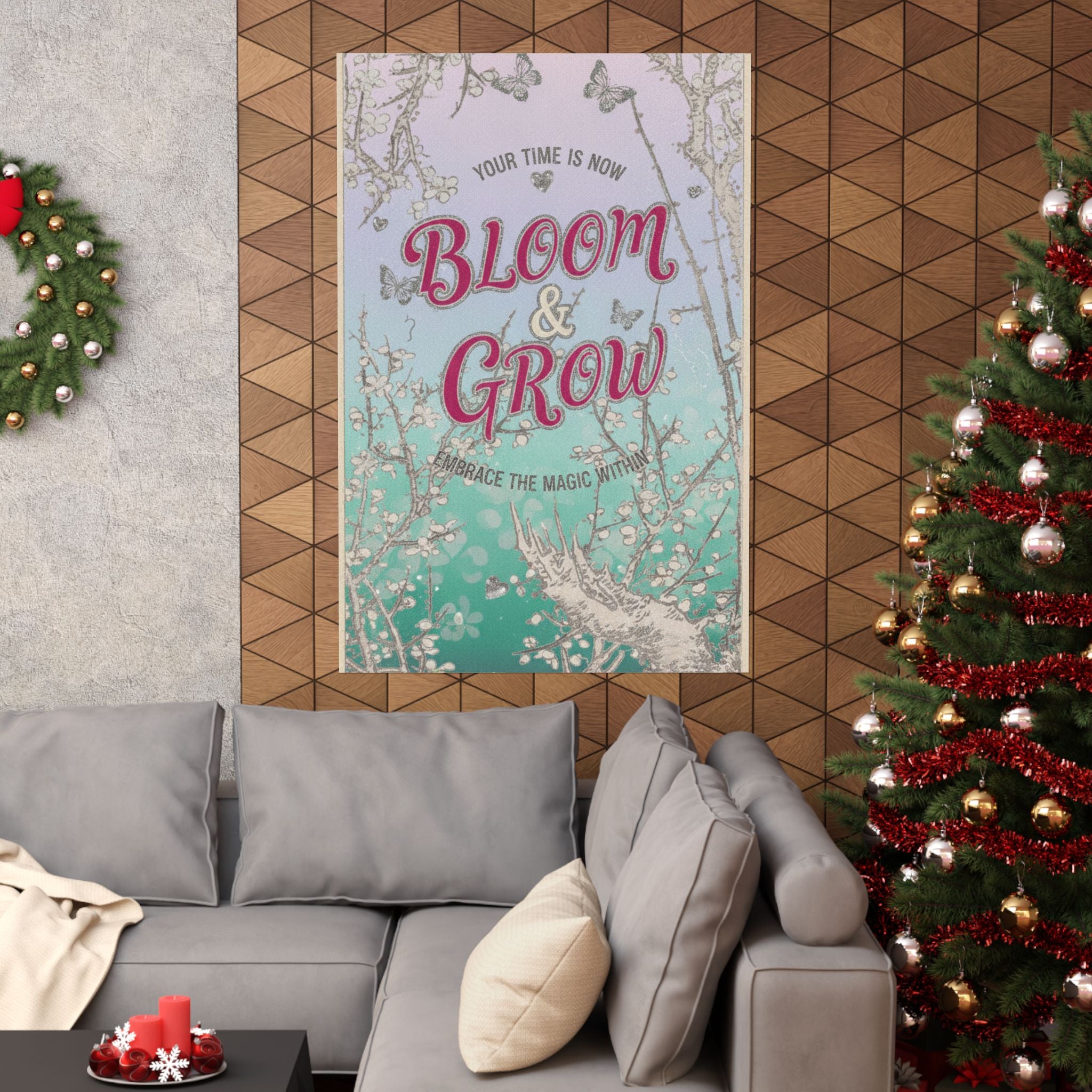 Affirmation — Plum Tree In Blossom — Matte Poster