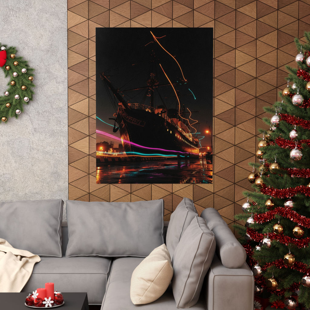 Fast Furious — Yokohama Trade: Picture Of Westerners Shipping Cargo — Matte Poster