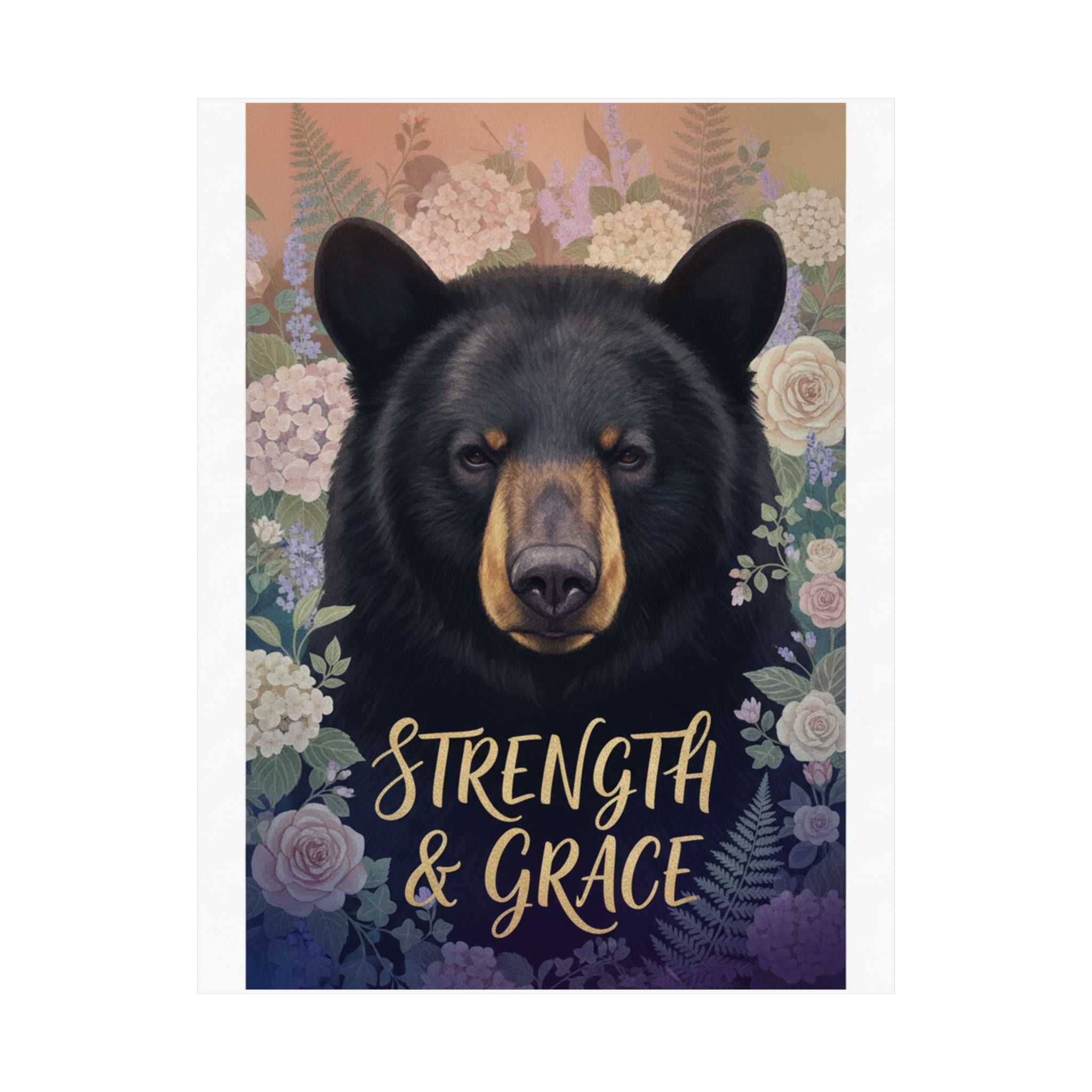 Affirmation — Bear — Matte Poster