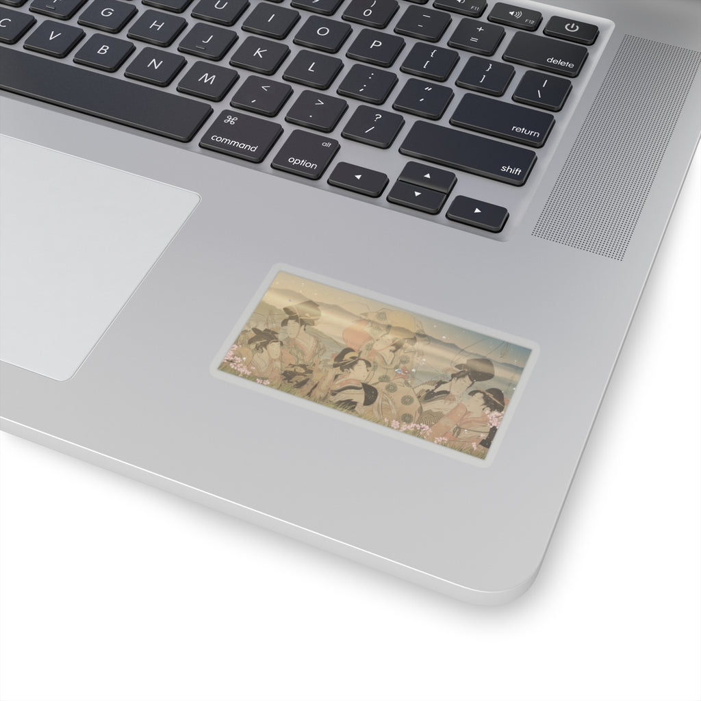 Scenic Nature — Narihira'S Journey To The East — Kiss-Cut Sticker