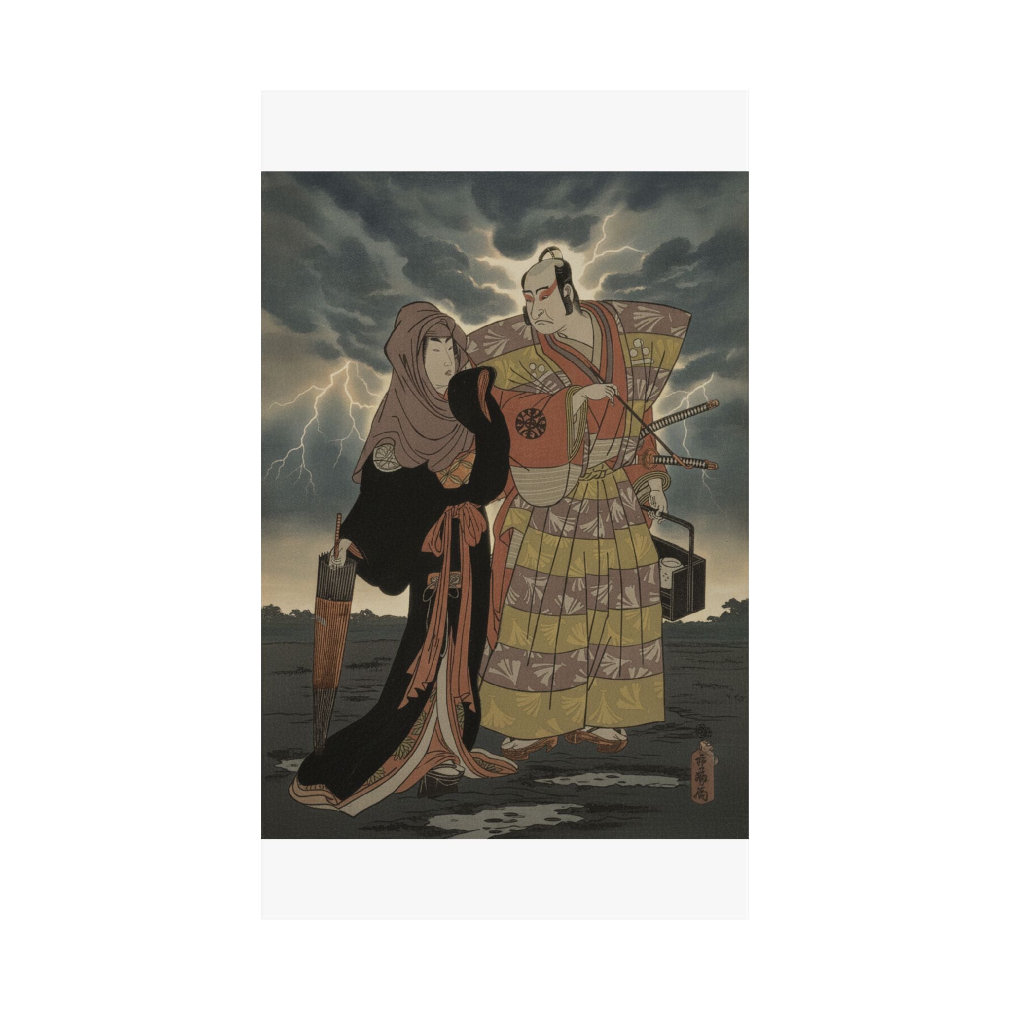 Dramatic Storm — Scene From A Drama — Matte Poster