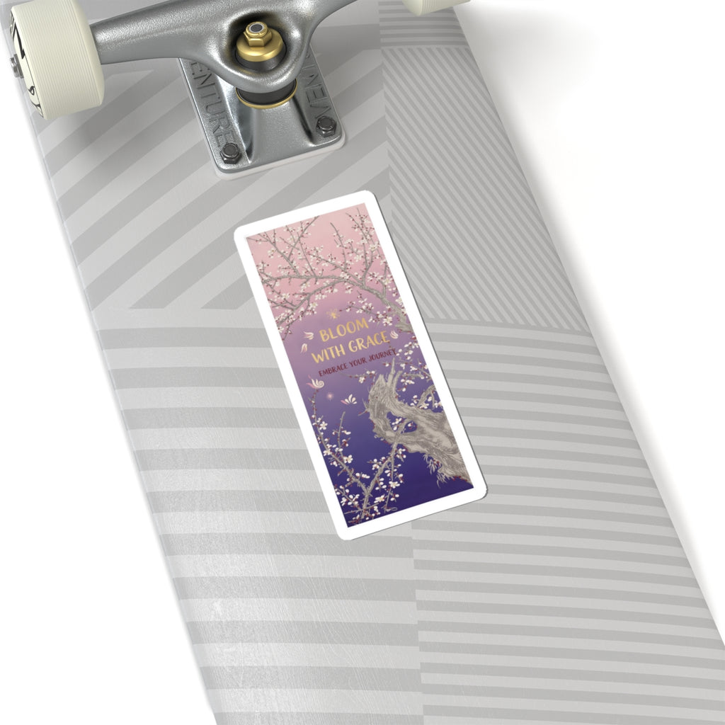 Affirmation — Plum Tree In Blossom — Kiss-Cut Sticker