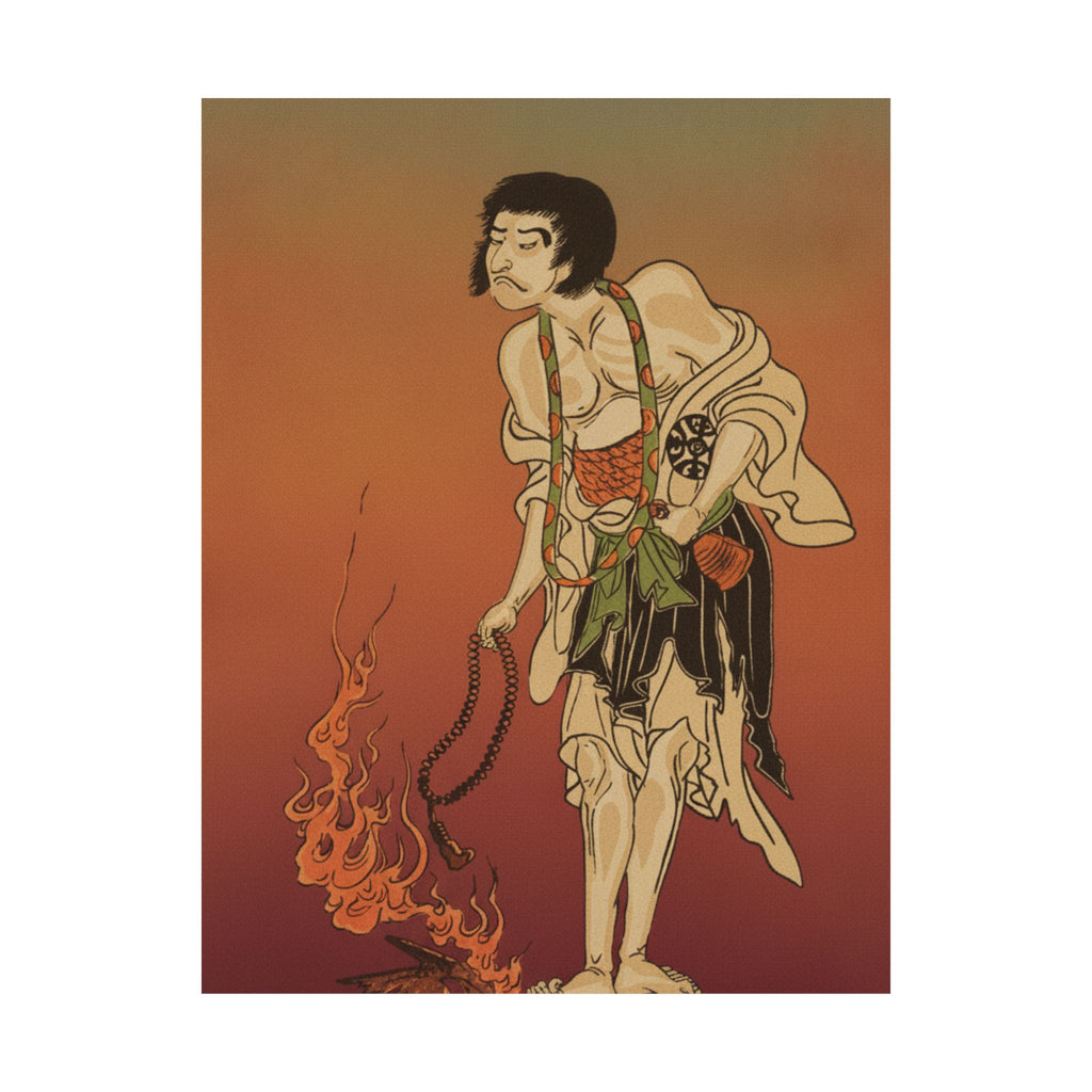 Affirmation — The First Nakamura Nakazo In The Role Of Raigo Ajari, A Buddhist Monk — Matte Poster