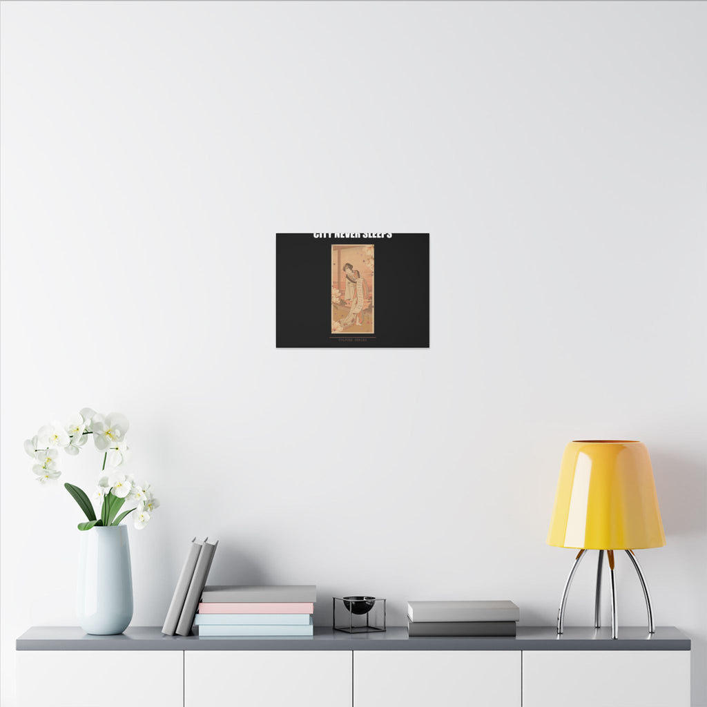 STREET CERTIFIED | The Second Yamashito Kinsaku As A Courtesan Standing In A Room — Matte Canvas
