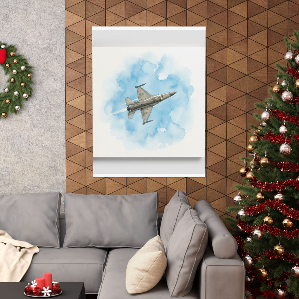 Watercolor — Aircraft — Matte Poster