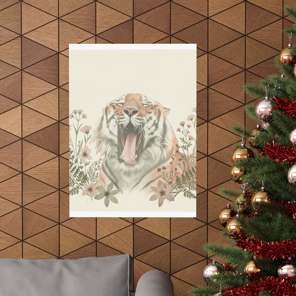 Botanical — Tiger — Matte Poster