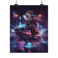 Fast Furious — Courtesan Seated On A Carp — Matte Poster