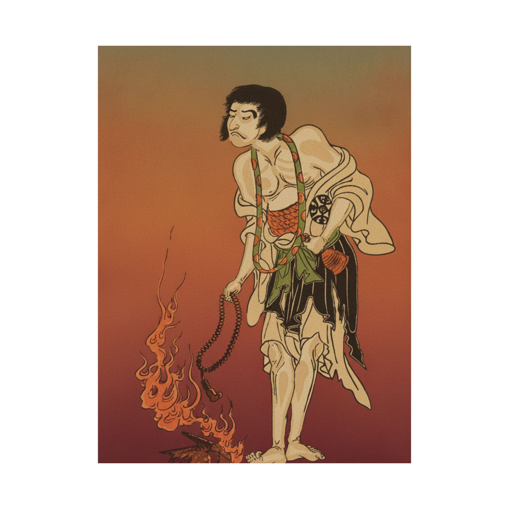 Affirmation — The First Nakamura Nakazo In The Role Of Raigo Ajari, A Buddhist Monk — Matte Poster