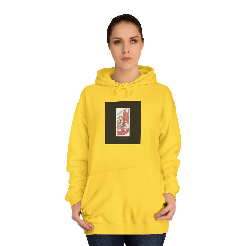 Limited Edition Fox Samurai Ukiyo-e Graphic Hoodie