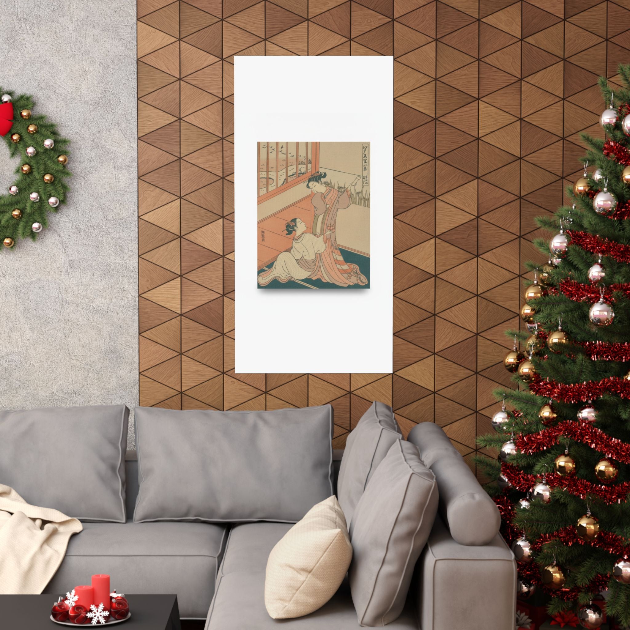 Ecommerce Main — The Flying Down Of Wild Geese At Yoshiwara — Matte Poster