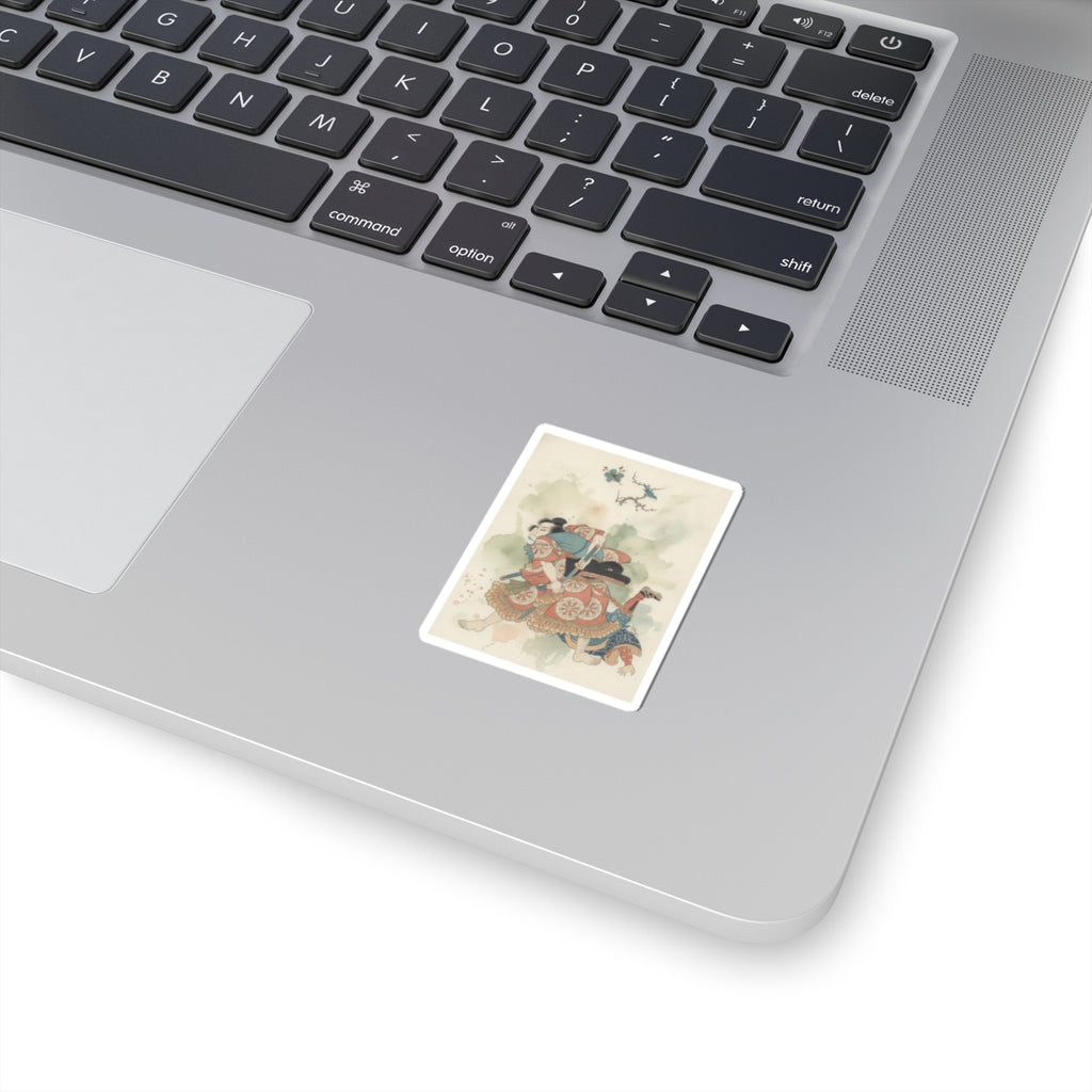 Botanical — The First Warbler — Kiss-Cut Sticker