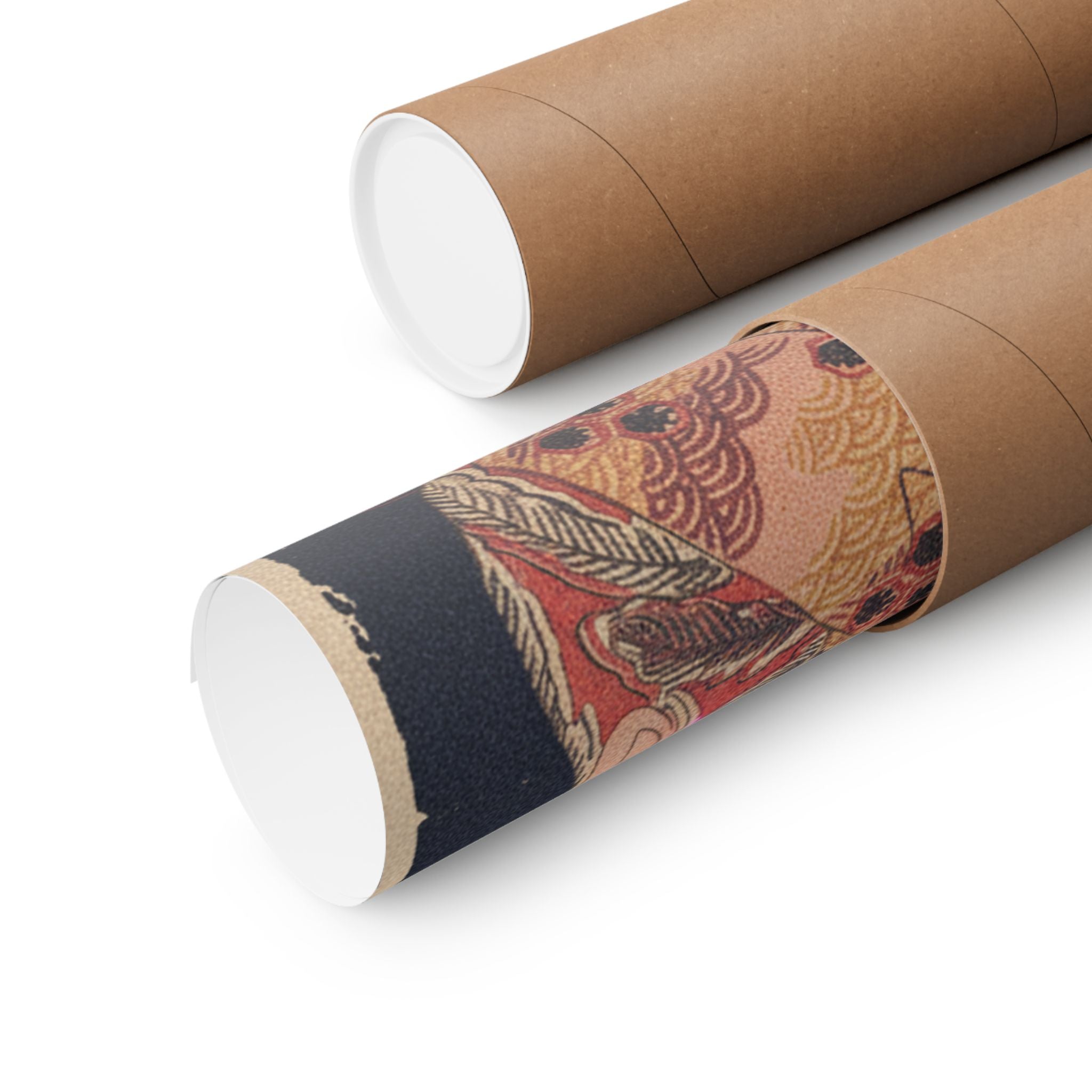 Japanese Street — Courtesan With Branch Of Seri — Matte Poster