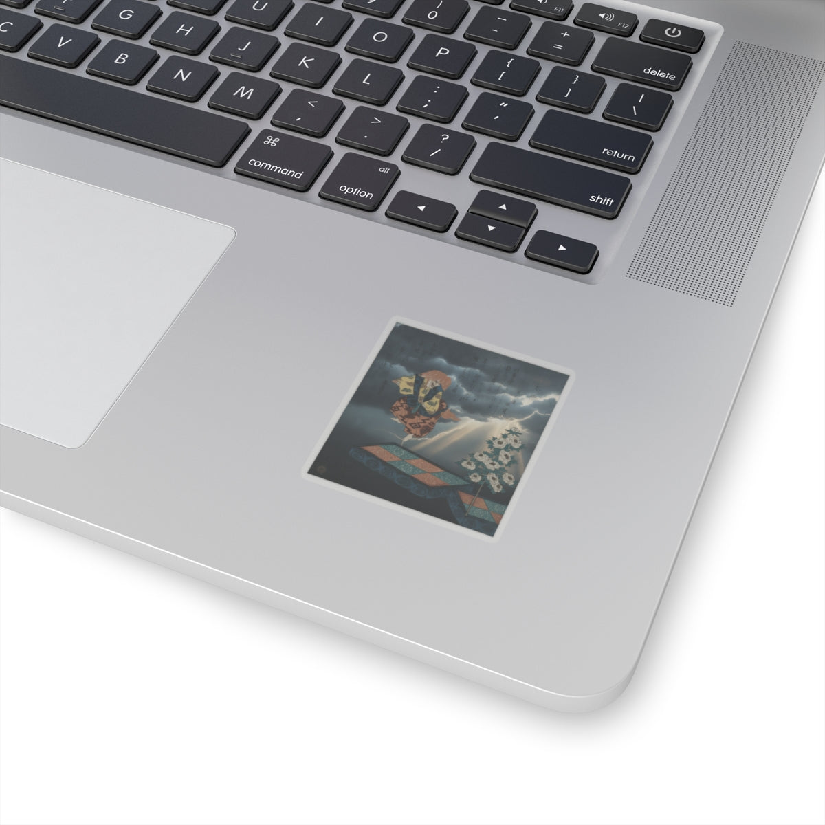 Dramatic Storm — Scene From Noh Dance — Kiss-Cut Sticker