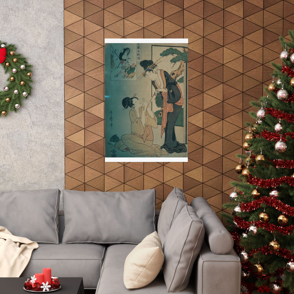Cinematic — A Woman Snatching A Bag Of Sweetmeats From Her Mother — Matte Poster