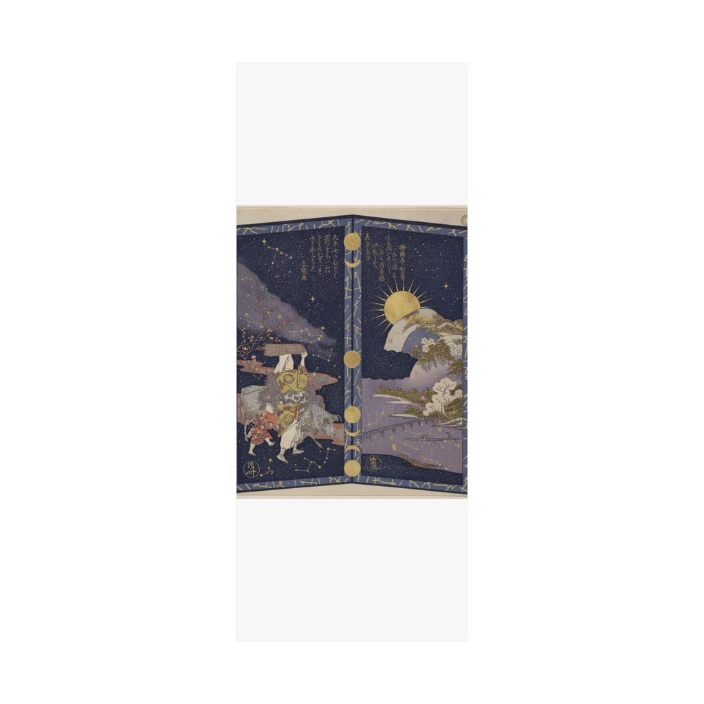 Celestial — Surimono In Shape Of Small Twofold Screen — Matte Poster