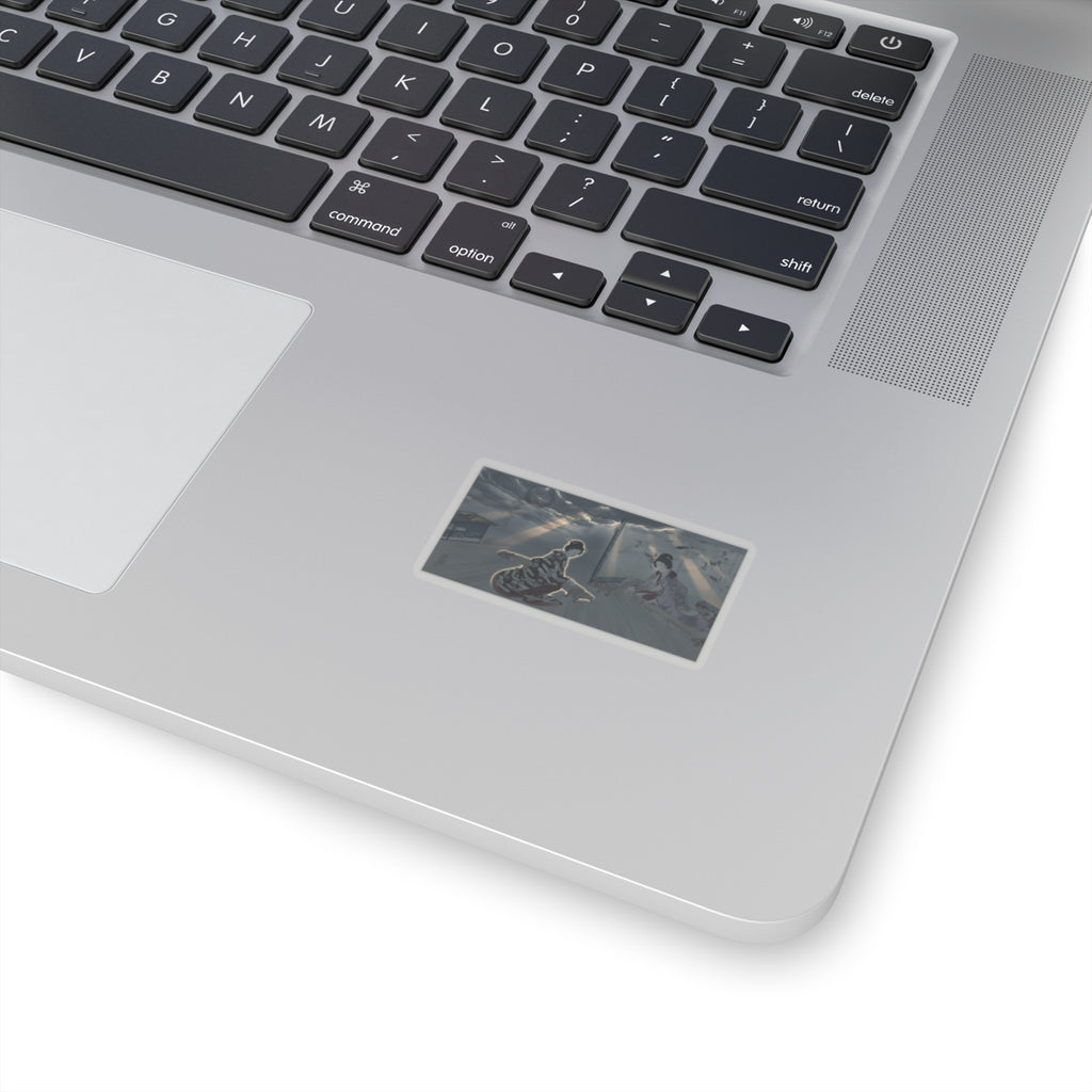 Dramatic Storm — Chiyoda Castle (Album Of Women) — Kiss-Cut Sticker