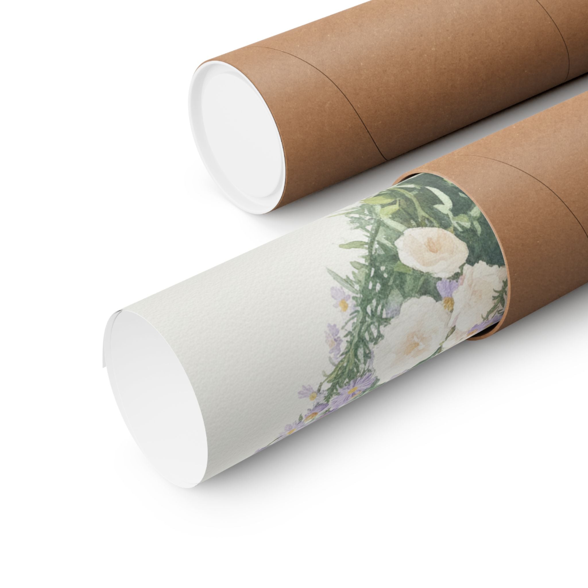 Watercolor — Flowers — Matte Poster