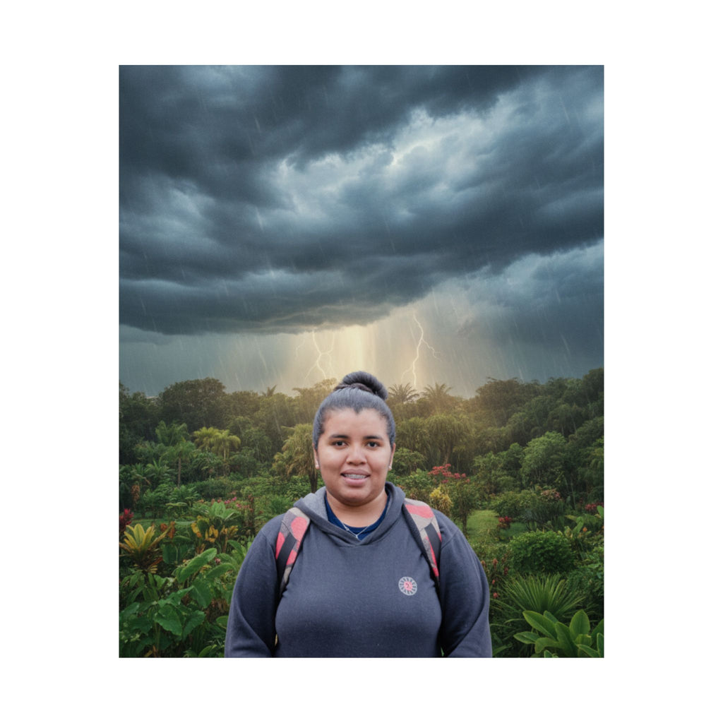 Dramatic Storm — Person — Matte Poster — Poster 2