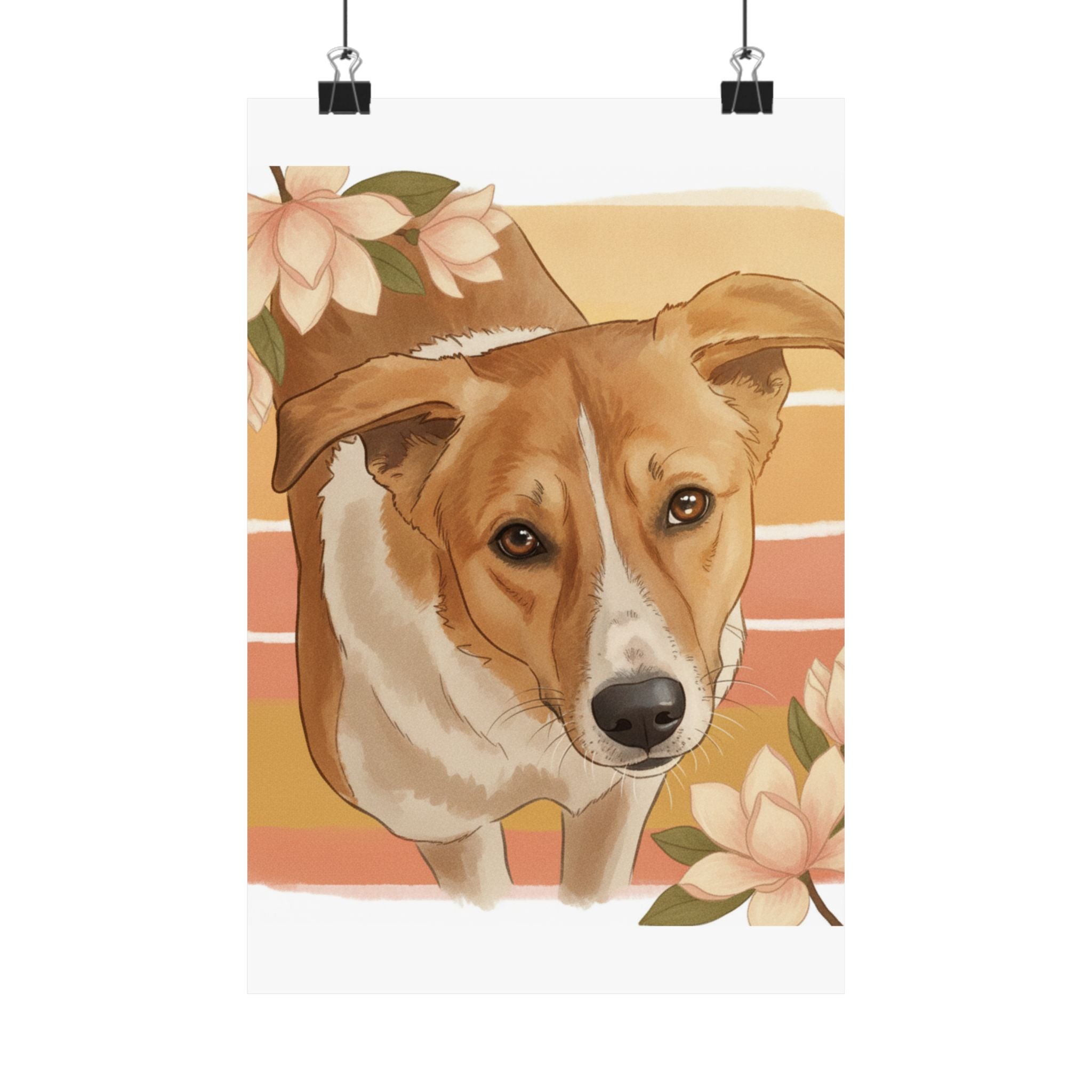 Southern Sunset — Dog — Matte Poster