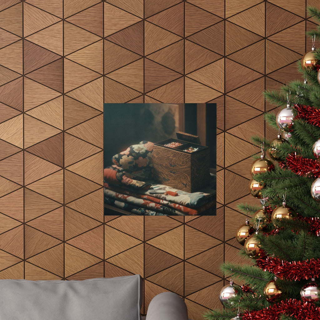Cinematic — Lady'S Work-Box And Bed Clothing — Matte Poster