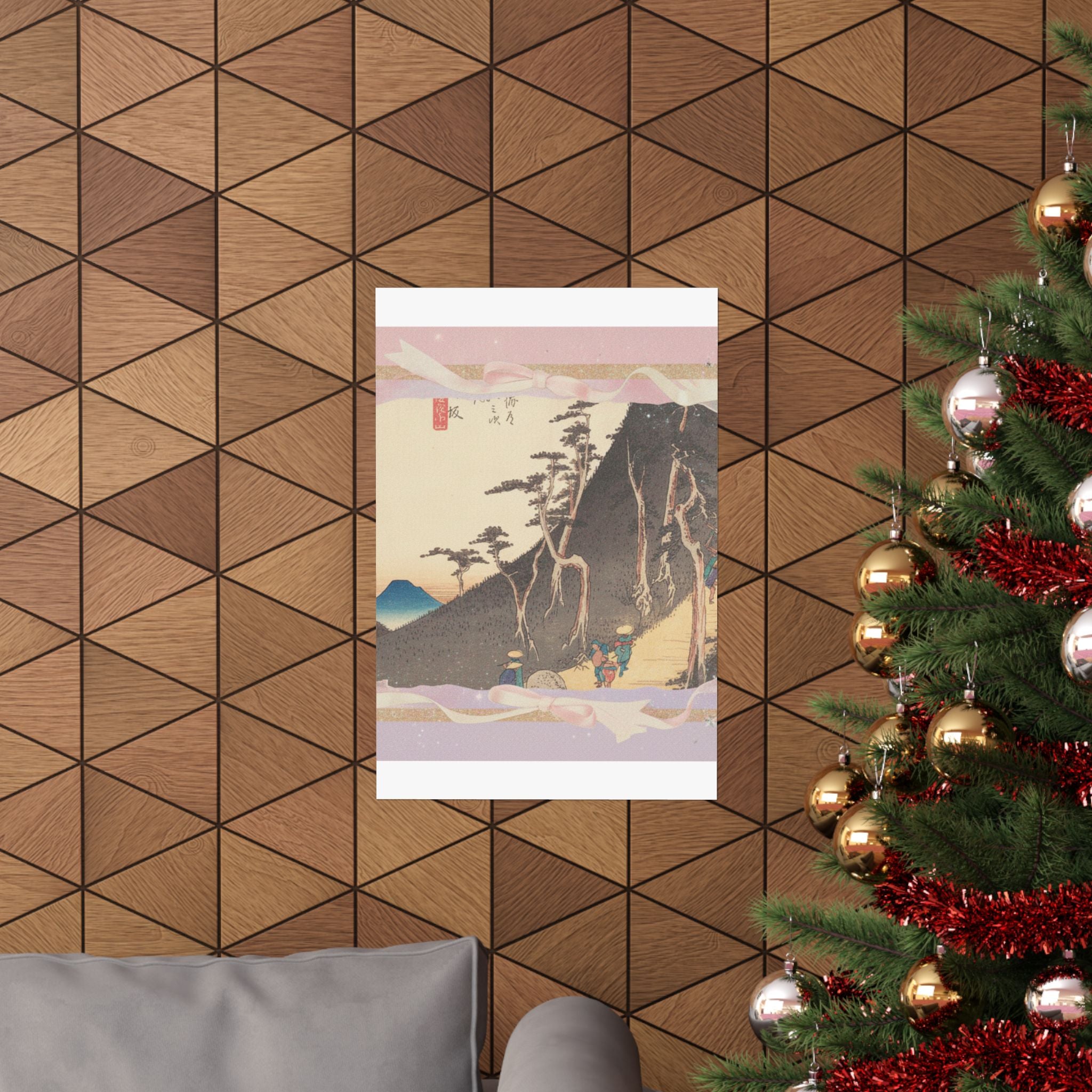 Affirmation — Station Twenty-Six: Nissaka, Sayo No Nakayama, From The Fifty-Three Stations Of  — Matte Poster