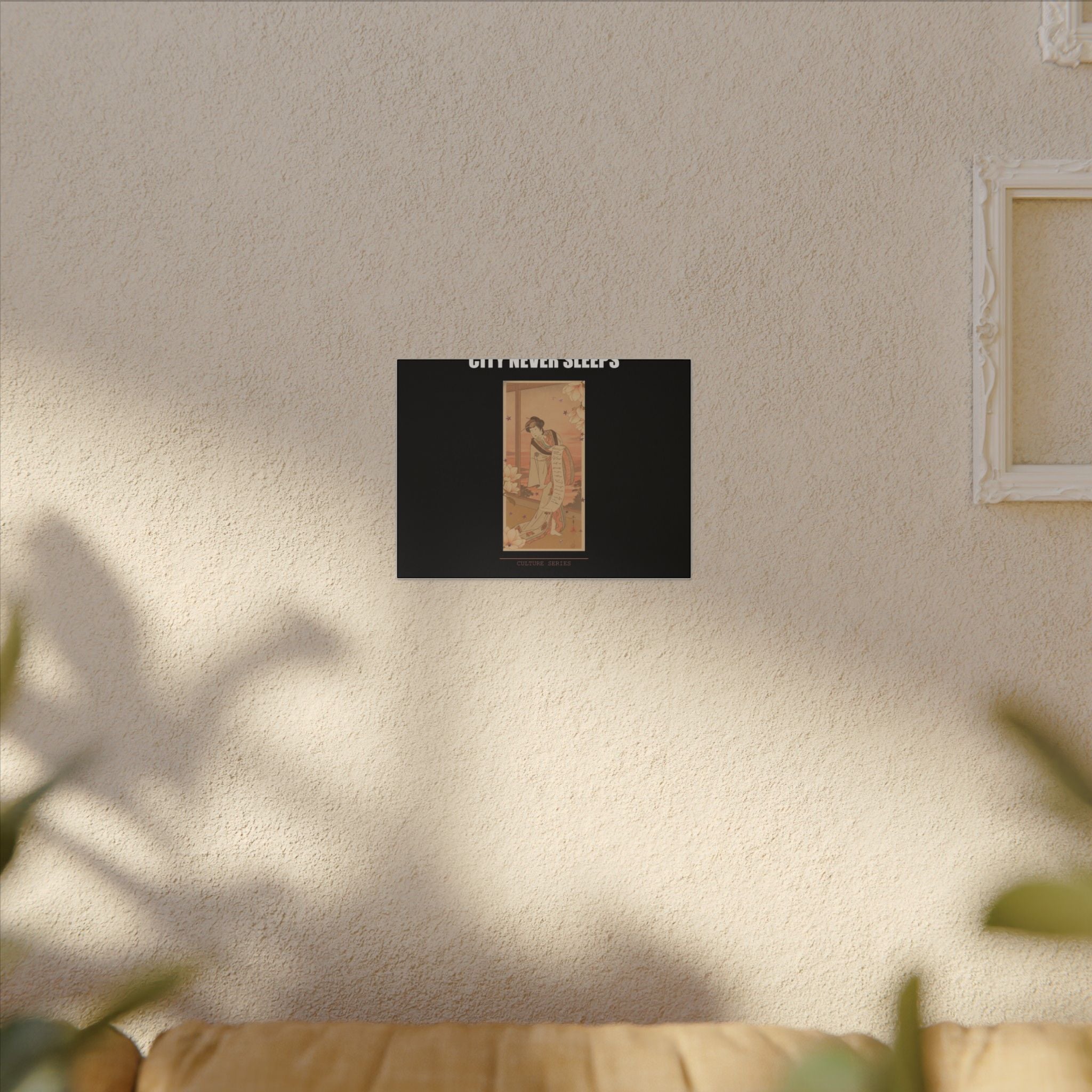 STREET CERTIFIED | The Second Yamashito Kinsaku As A Courtesan Standing In A Room — Matte Canvas
