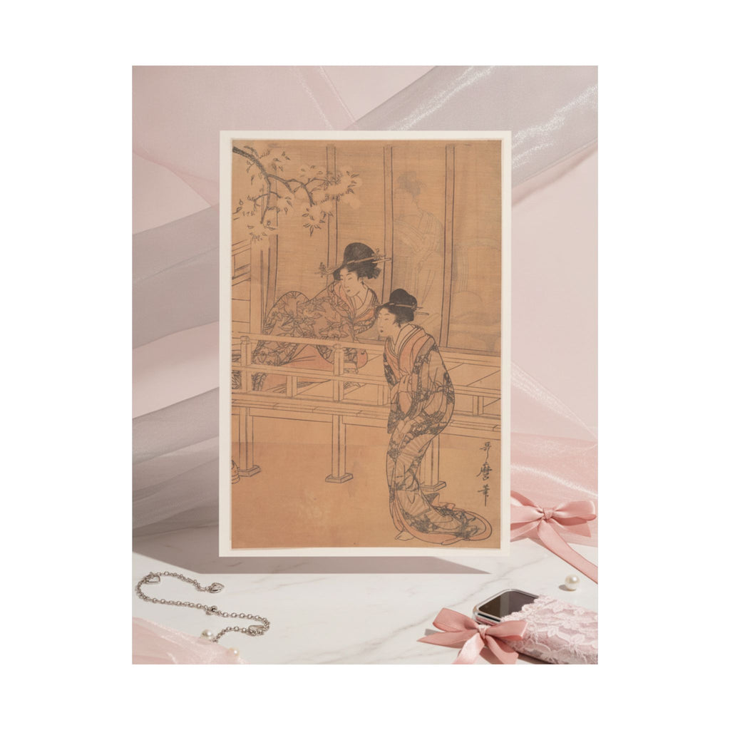 Product Marketing — The Lady Of Rokujo Being Visited By The Princess Aoi — Matte Poster