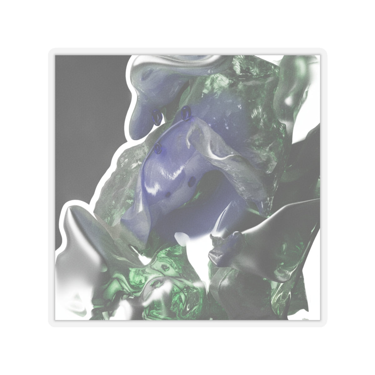 Watercolor — Abstract — Kiss-Cut Sticker