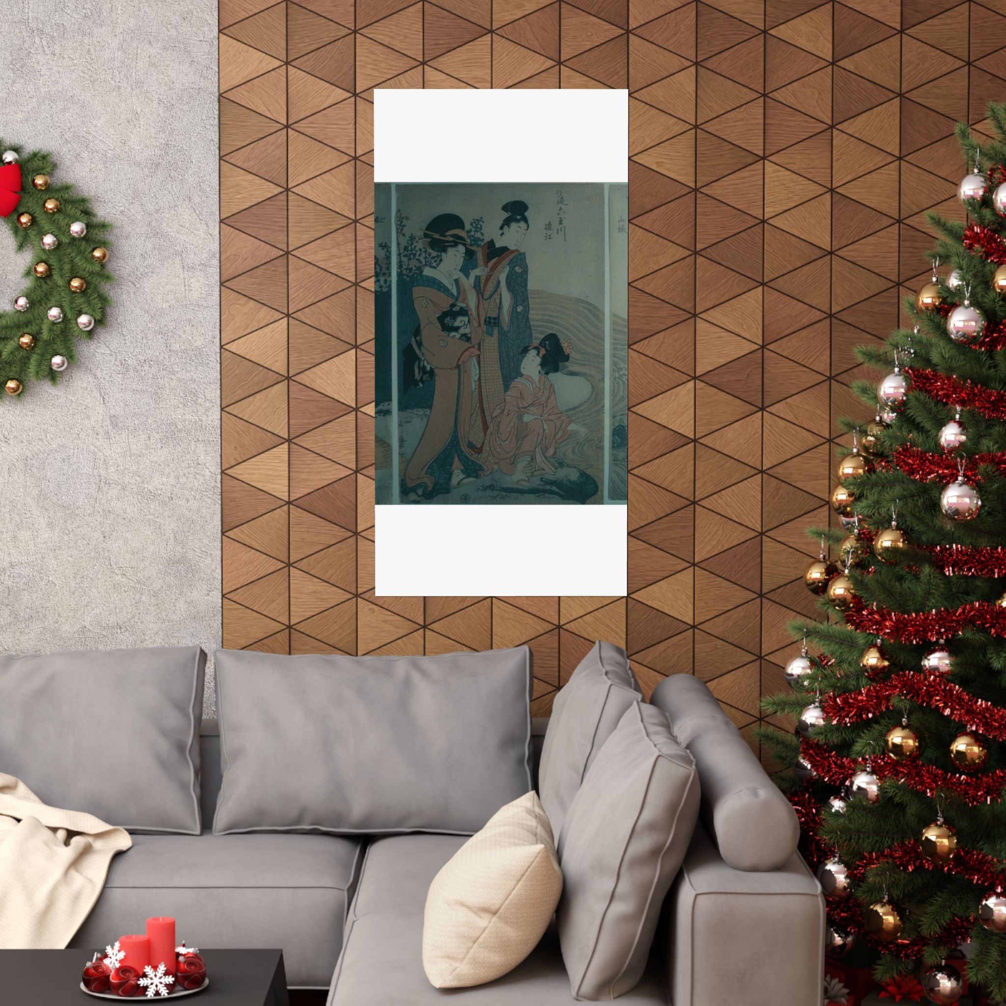 Cinematic — Women And Children On The Banks Of A Stream — Matte Poster