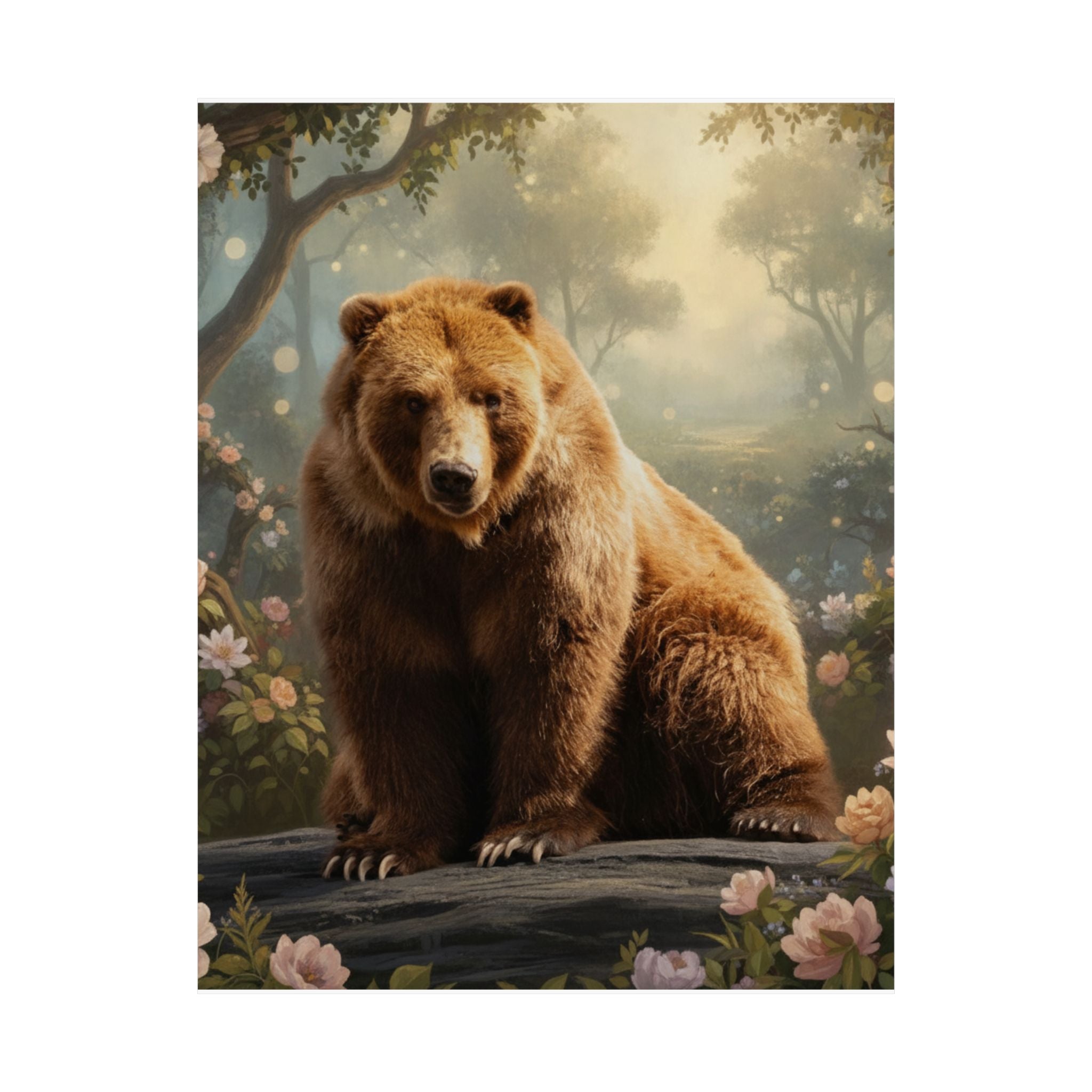 Scenic Nature — Bear — Matte Poster