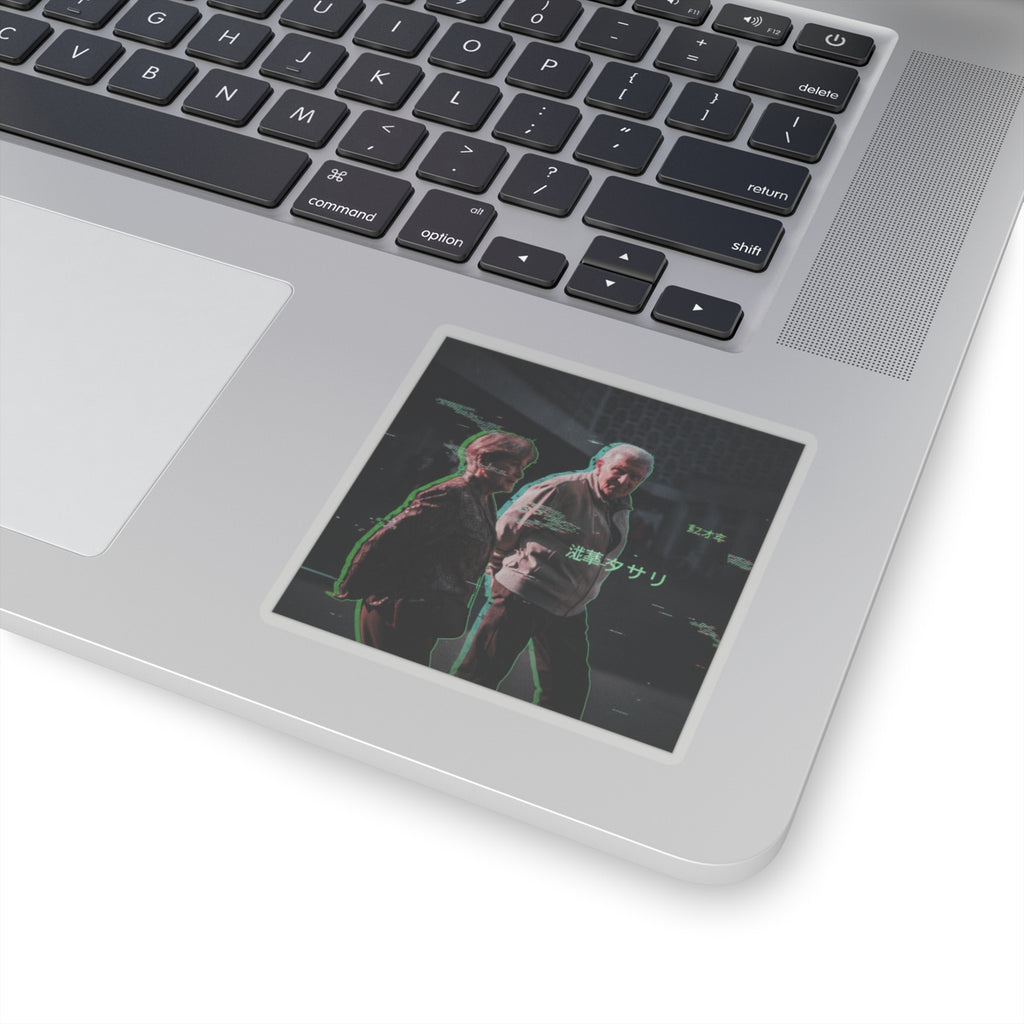 Glitch Culture — Person — Kiss-Cut Sticker