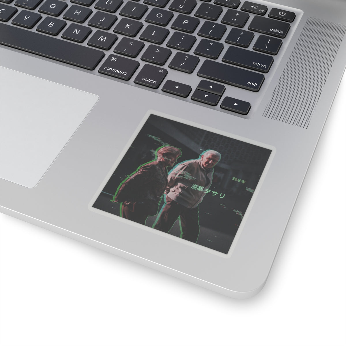 Glitch Culture — Person — Kiss-Cut Sticker