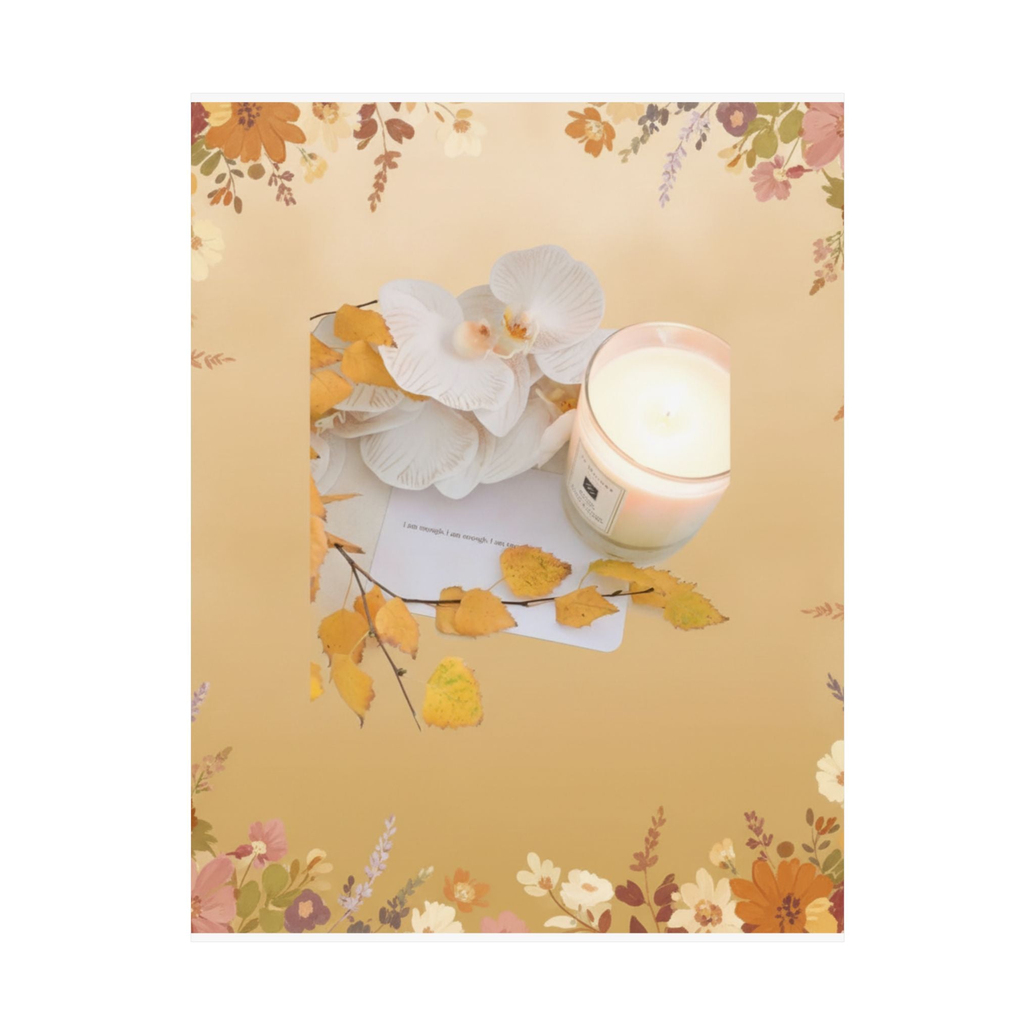 Affirmation — Candle — Matte Poster