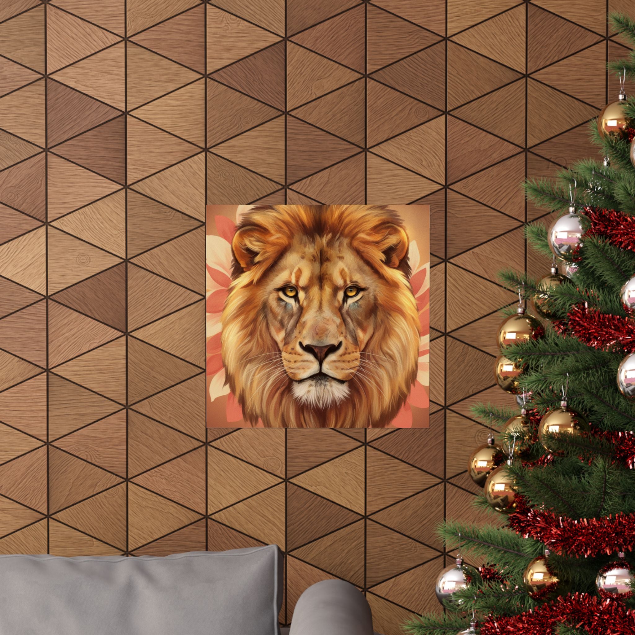 Southern Sunset — Lion — Matte Poster