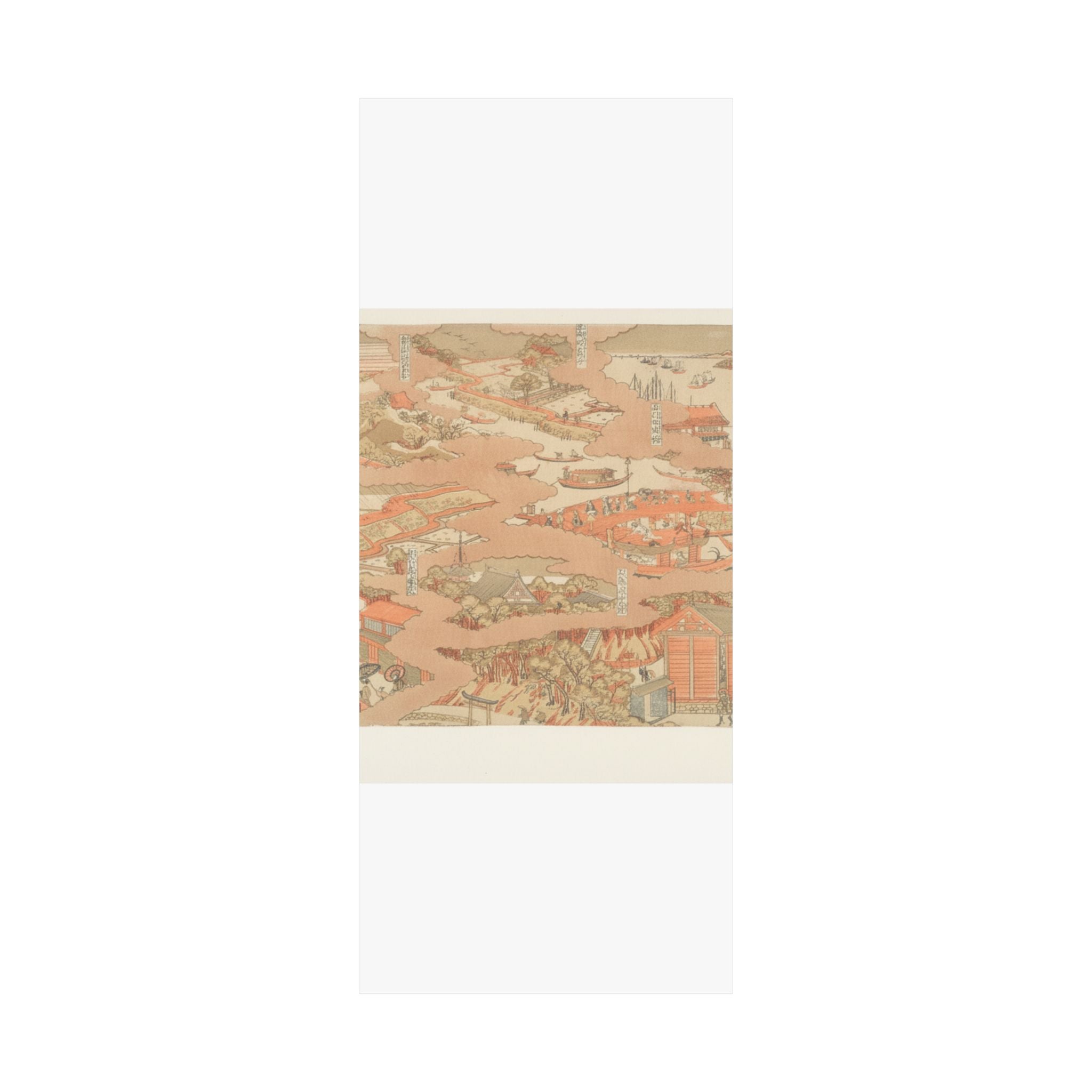 Watercolor — Edo Hakkei No Zu — Matte Poster