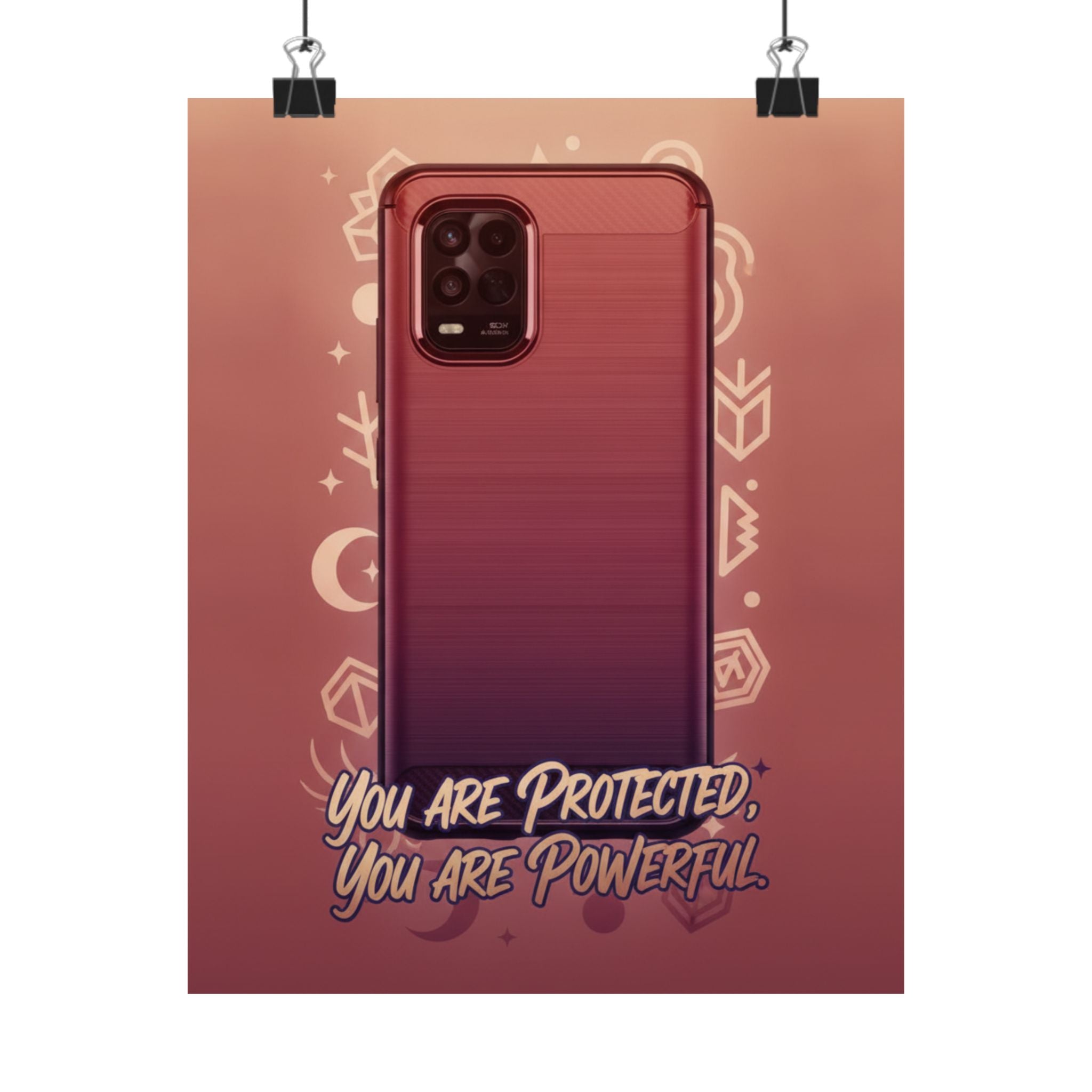 Affirmation — Phone — Matte Poster