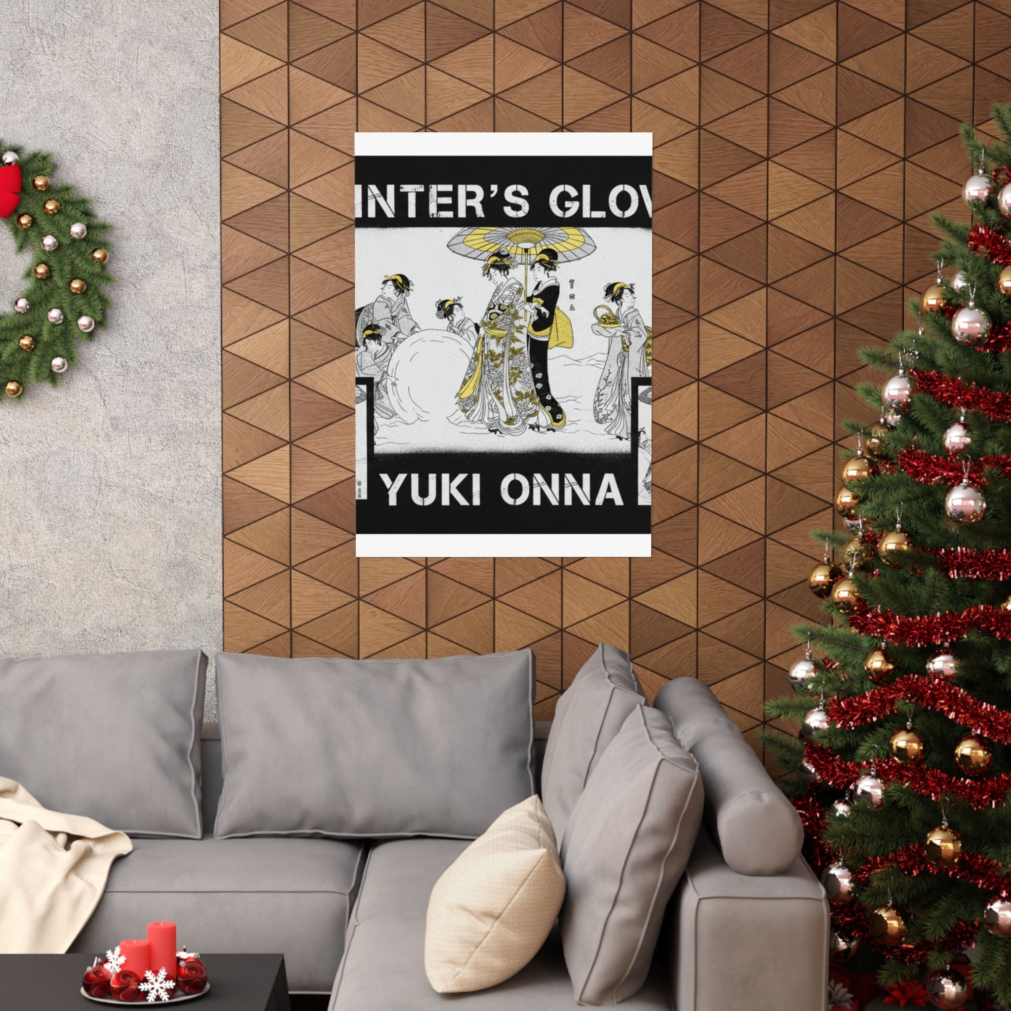 Streetwear Collage — Courtesans And Attendants Making A Giant Snowball — Matte Poster