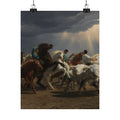Dramatic Storm — Horse — Matte Poster